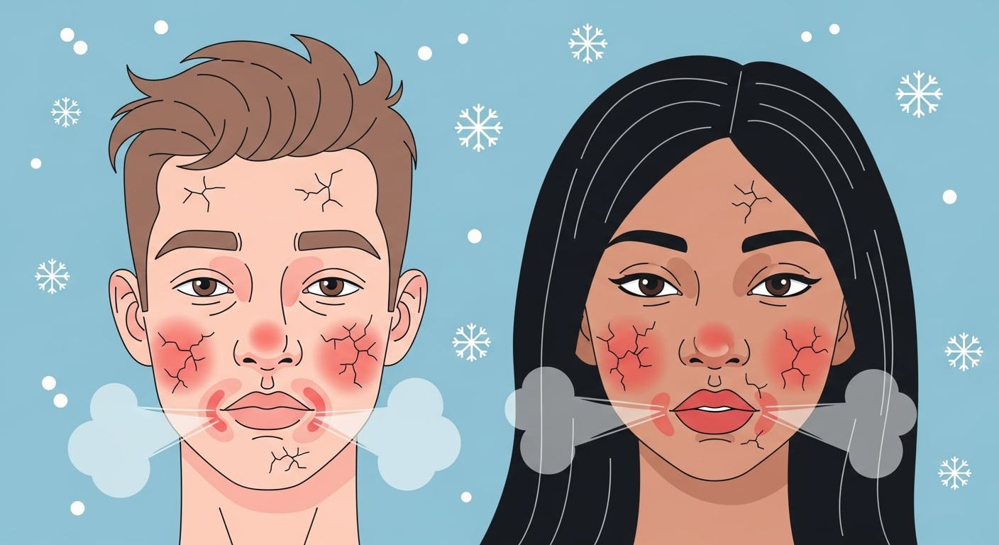 El invierno vuelve a la piel más vulnerable porque el aire seco y las bajas temperaturas reducen la humedad y los aceites naturales (Imagen Ilustrativa Infobae)