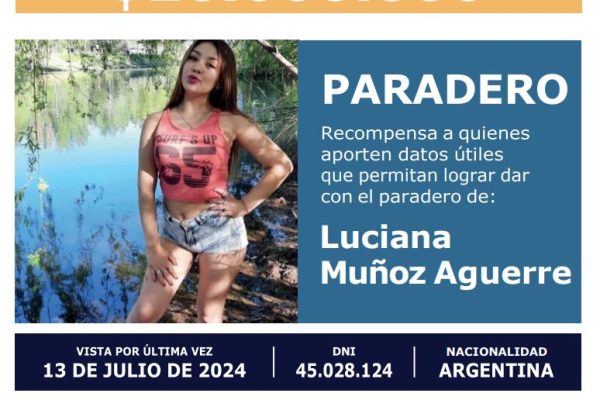 A dos años de la desaparición de Luciana Muñoz, su familia convoca a una movilización para exigir respuestas