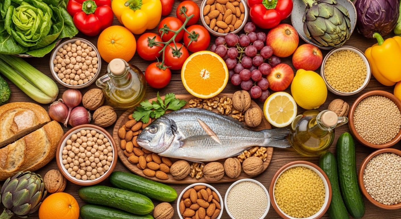 La dieta mediterránea, el peso saludable y no usar tabaco forman parte de los hábitos que pueden proteger la salud cerebral (Imagen Ilustrativa Infobae)