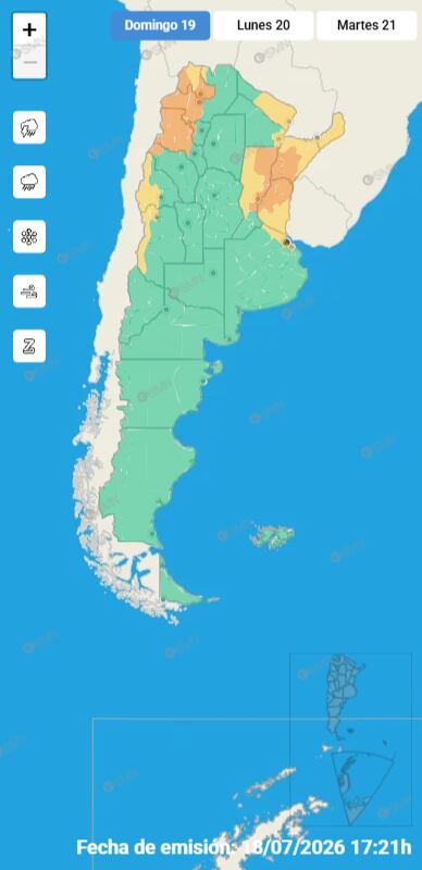 Chaparrones, viento y bajas temperaturas en CABA: cómo estará el clima durante la final del Mundial