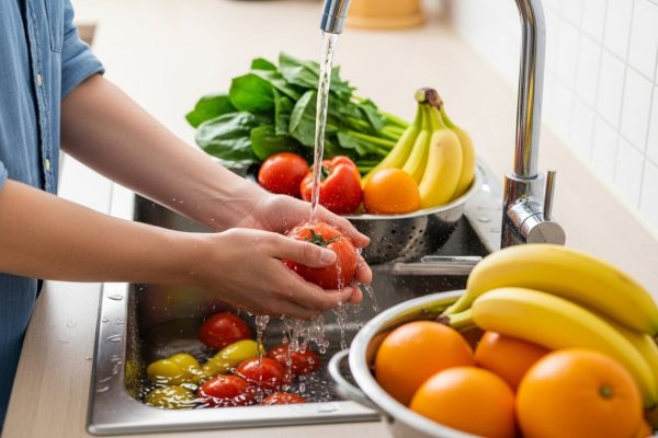 Cómo lavar frutas y verduras para reducir el riesgo de infecciones, según los expertos