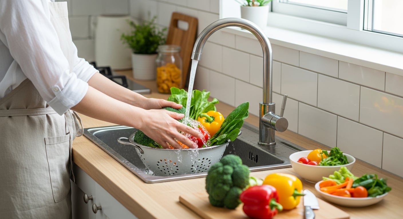 Las autoridades sanitarias de Estados Unidos reforzaron las campañas sobre higiene en la cocina por el aumento de infecciones asociadas al consumo de productos frescos (Imagen Ilustrativa Infobae)