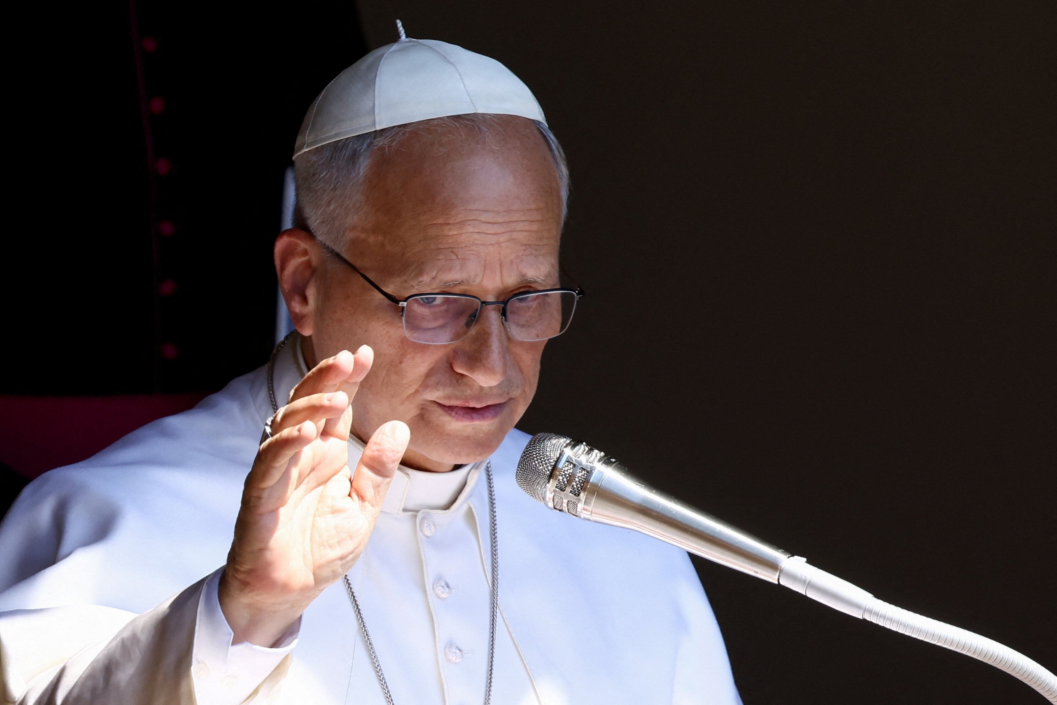 El papa León XIV dedicó su primera encíclica a la inteligencia artificial (REUTERS/Guglielmo Mangiapane)