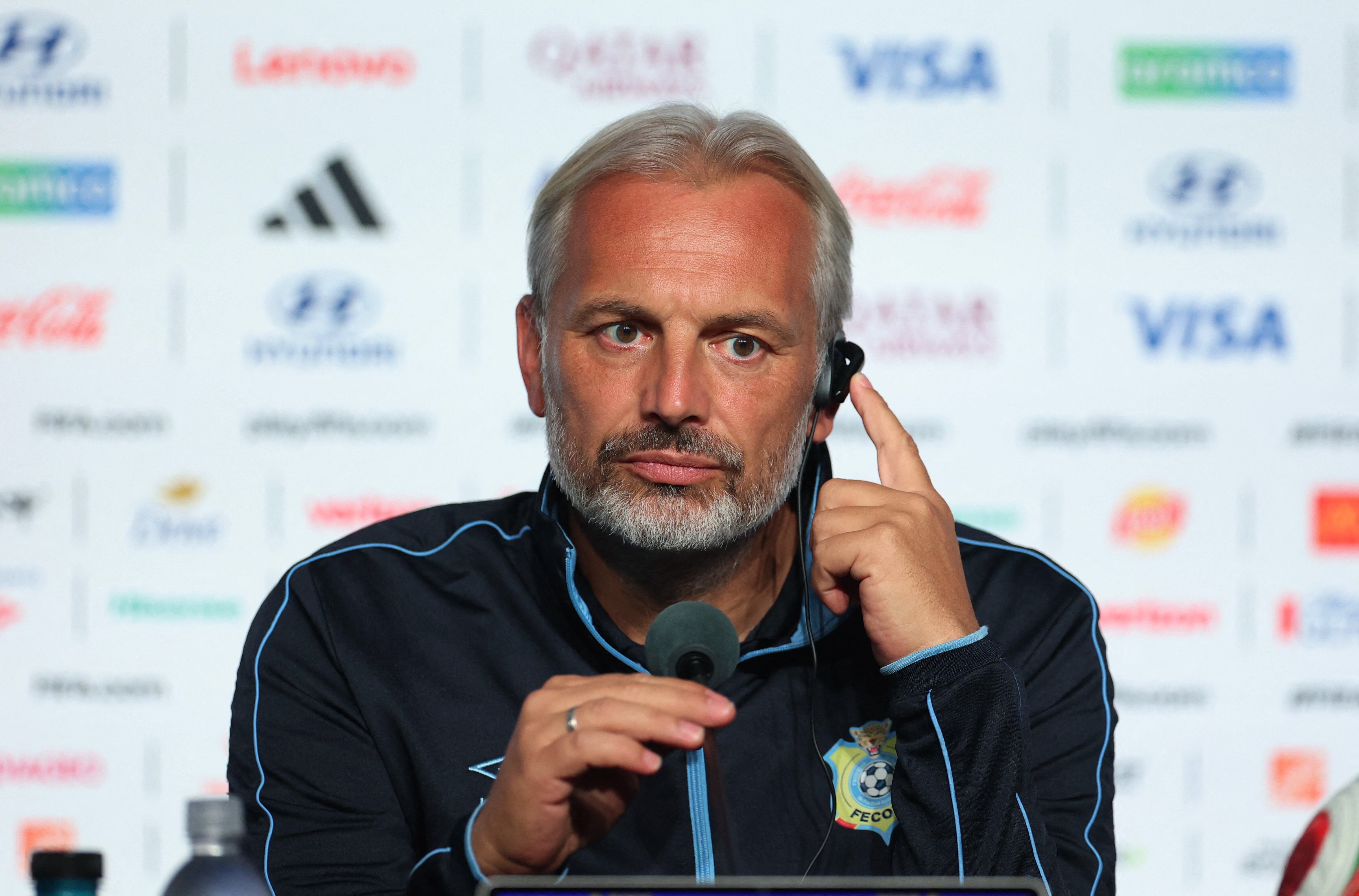 Sébastien Desabre dirigió a Congo en su segunda participación en un Mundial, la primera desde Alemania 1974
(REUTERS/Siphiwe Sibeko)