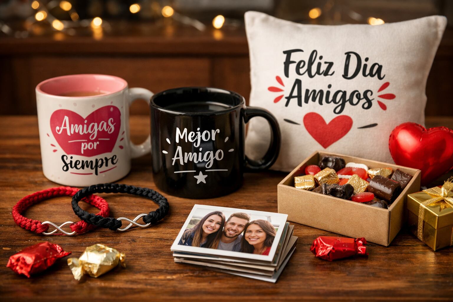 Los regalos más accesibles permiten sostener la tradición del Día del Amigo sin comprometer el presupuesto cuando hay que hacer varios obsequios (Imagen Ilustrativa Infobae)