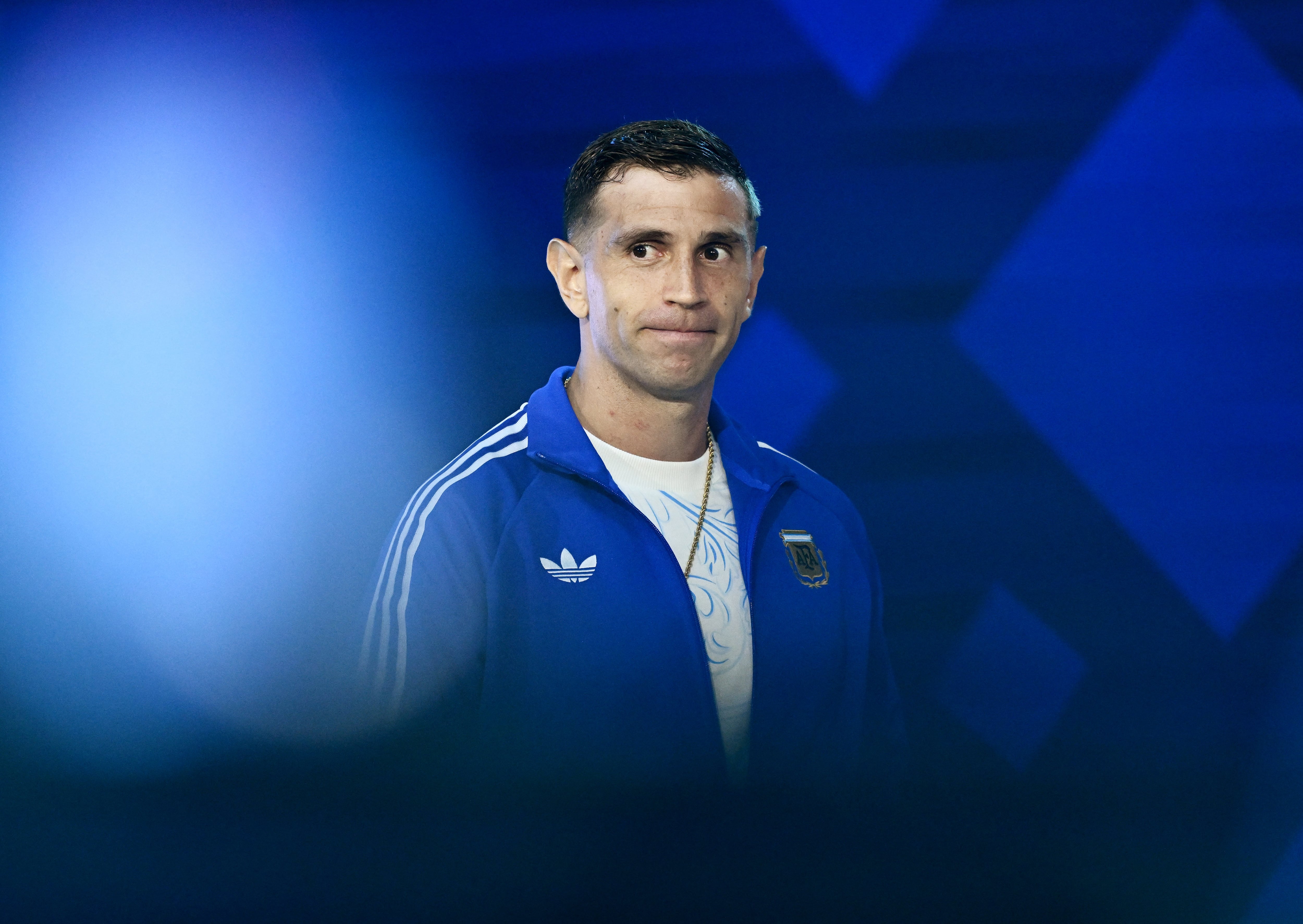 Dibu Martínez habló en la previa a la final del Mundial (REUTERS/Dylan Martinez)