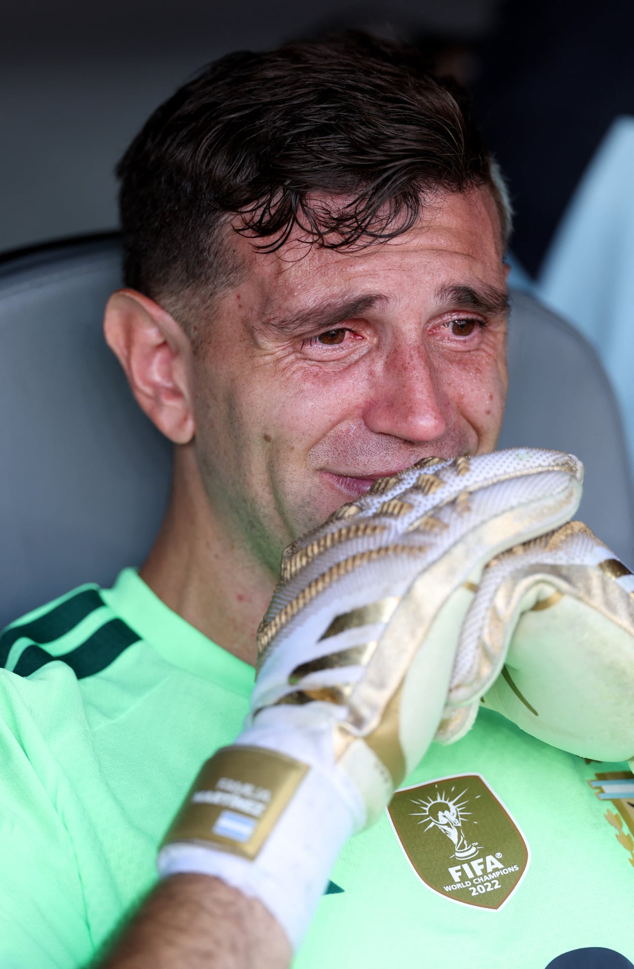 Las lágrimas del Dibu tras la derrota (Foto: Mullan / GETTY IMAGES NORTH AMERICA / Getty Images via AFP)