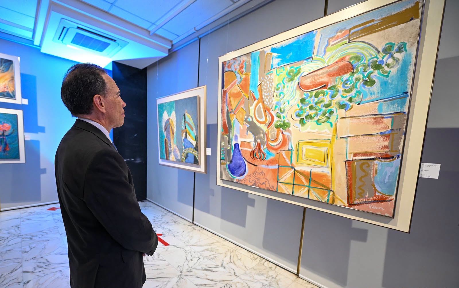 El Banco de Guatemala inauguró la exposición Patrimonio Artístico con 70 obras de su pinacoteca institucional. (Banco de Guatemala)