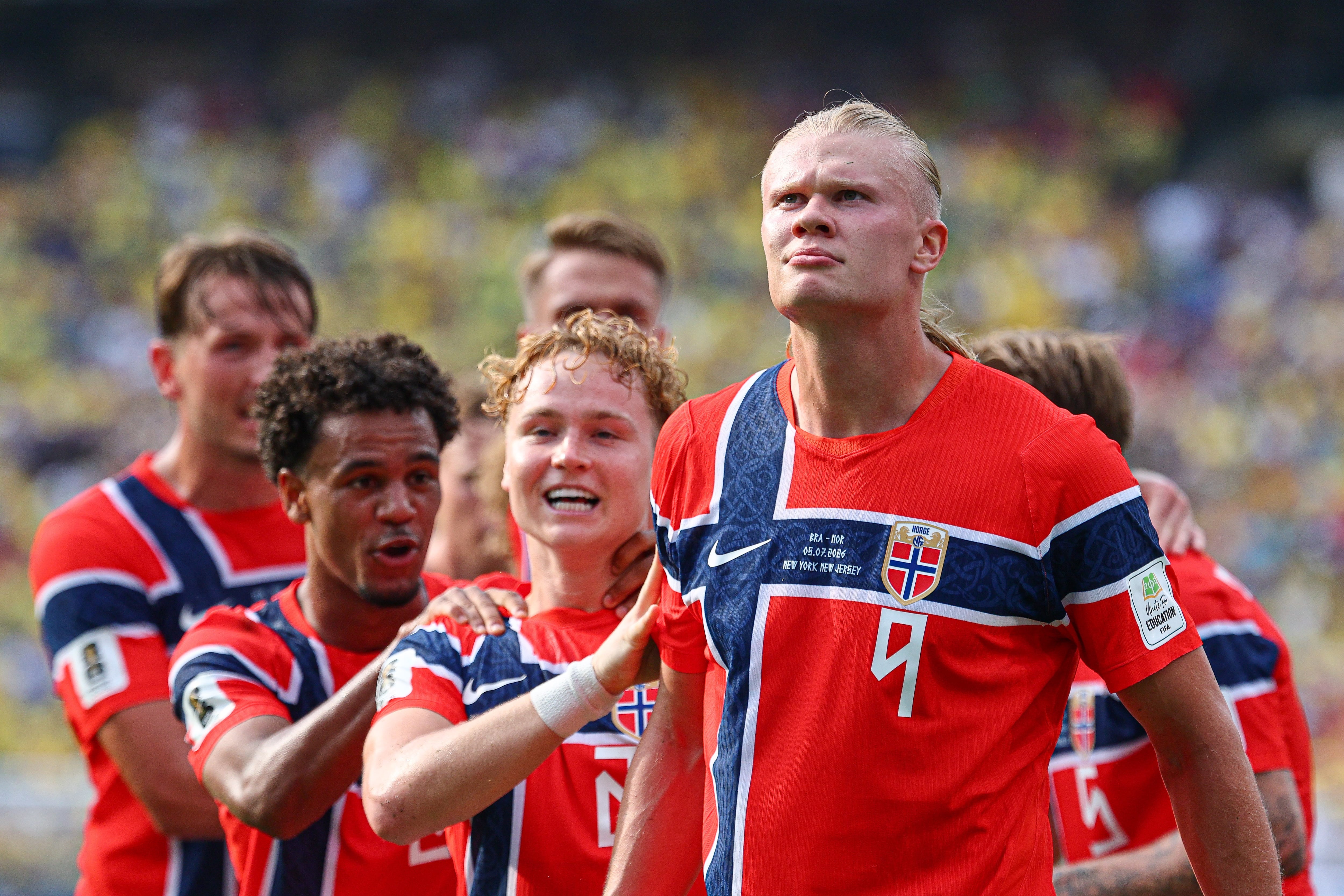 Erling Haaland, Vozinha y Cristiano Ronaldo encabezaron el crecimiento digital global que dejó el Mundial 2026, con México como líder en aumento porcentual de seguidores. (REUTERS/Vincent Carchietta-Imagn Images)