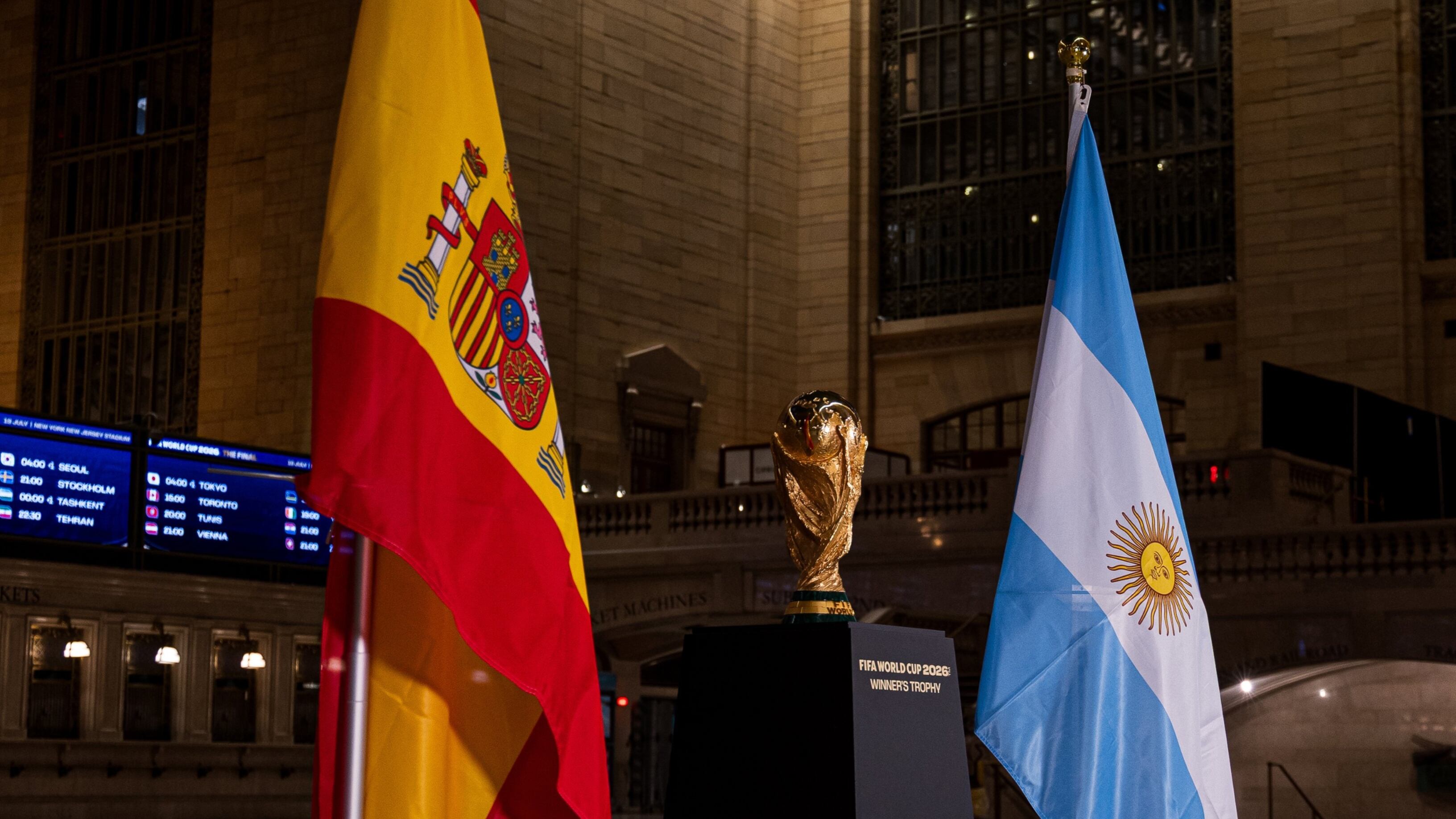 España y Argentina, en la final del Mundial de fútbol 2026.