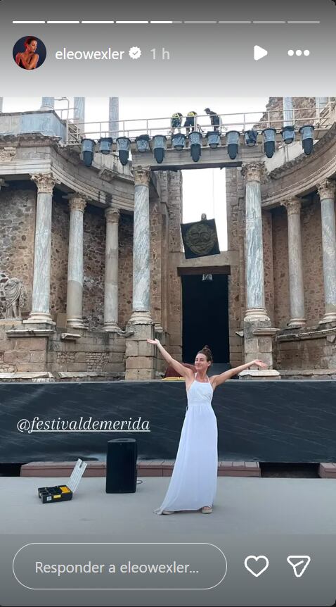 Wexler se mostró feliz en todas las fotos que compartió en sus redes (Instagram)
