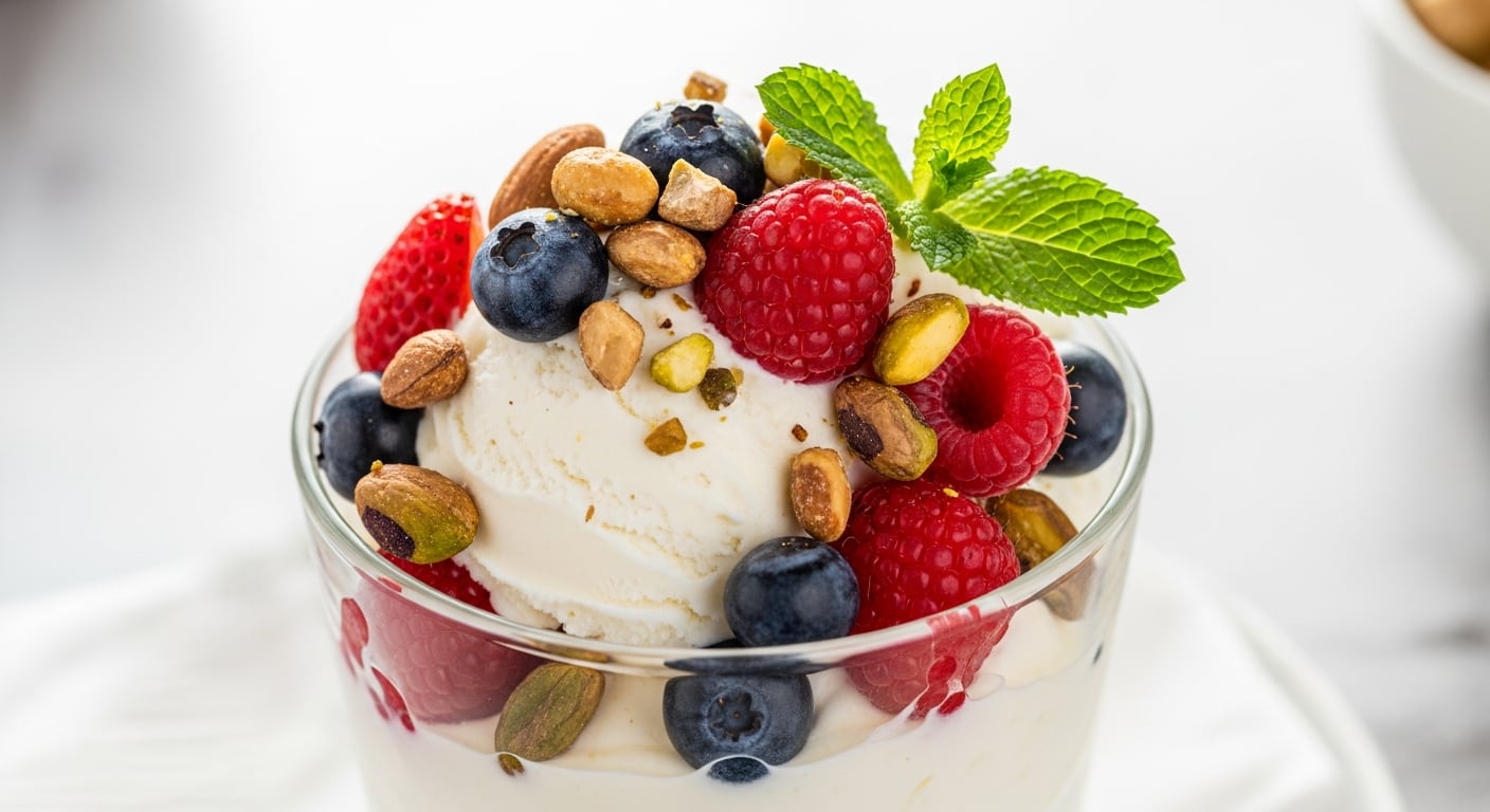 El yogur natural sin azúcar aparece como una alternativa más consistente si se busca nutrición. (Imagen Ilustrativa Infobae)