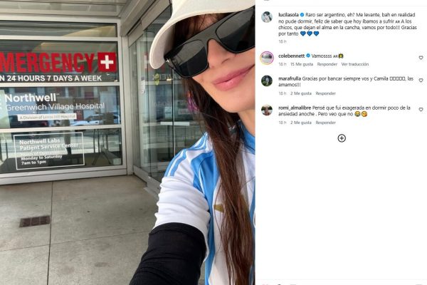 Entre lágrimas, cánticos y saltos, Camila Morrone festejó la victoria de la Selección Argentina: “¡No lo puedo creer!»