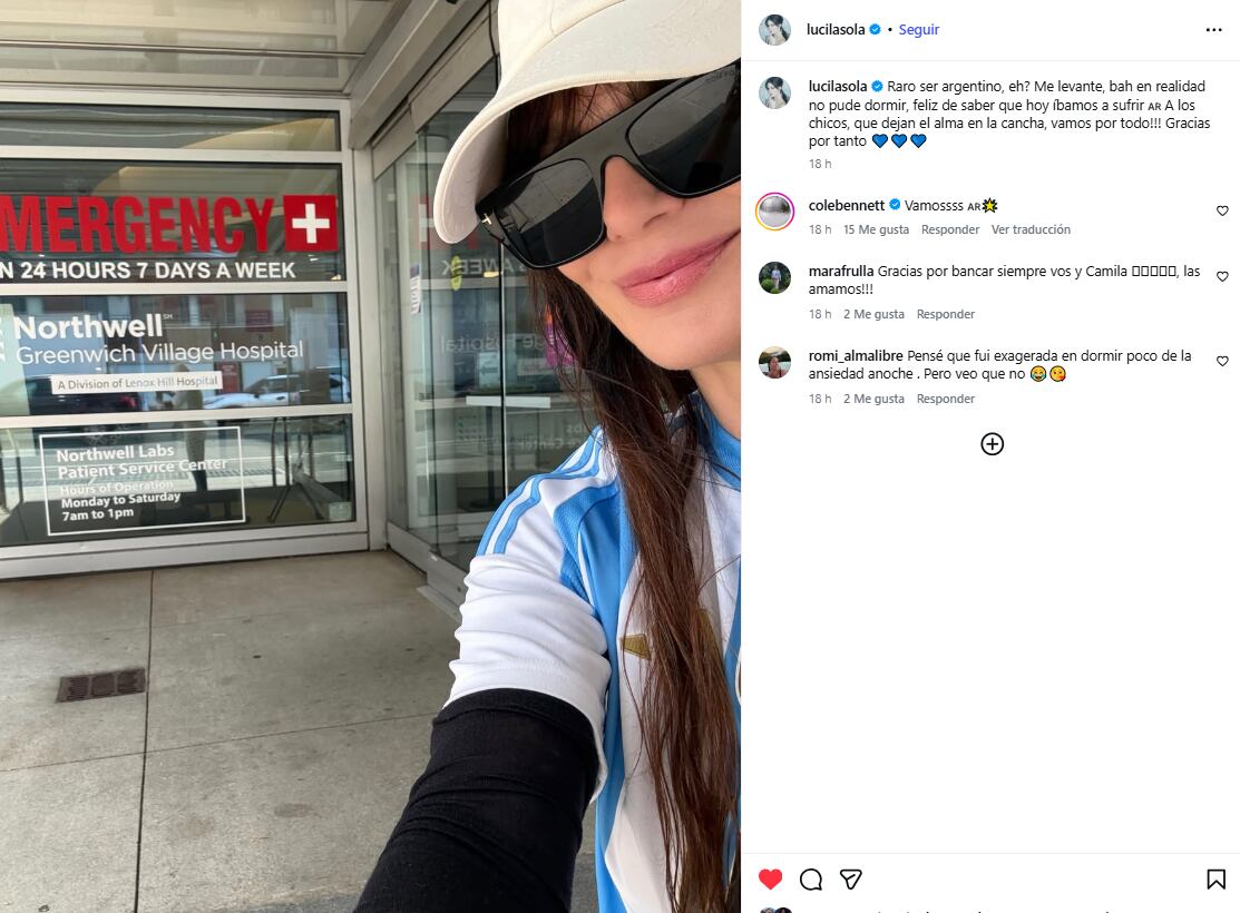 Entre lágrimas, cánticos y saltos, Camila Morrone festejó la victoria de la Selección Argentina: “¡No lo puedo creer!»