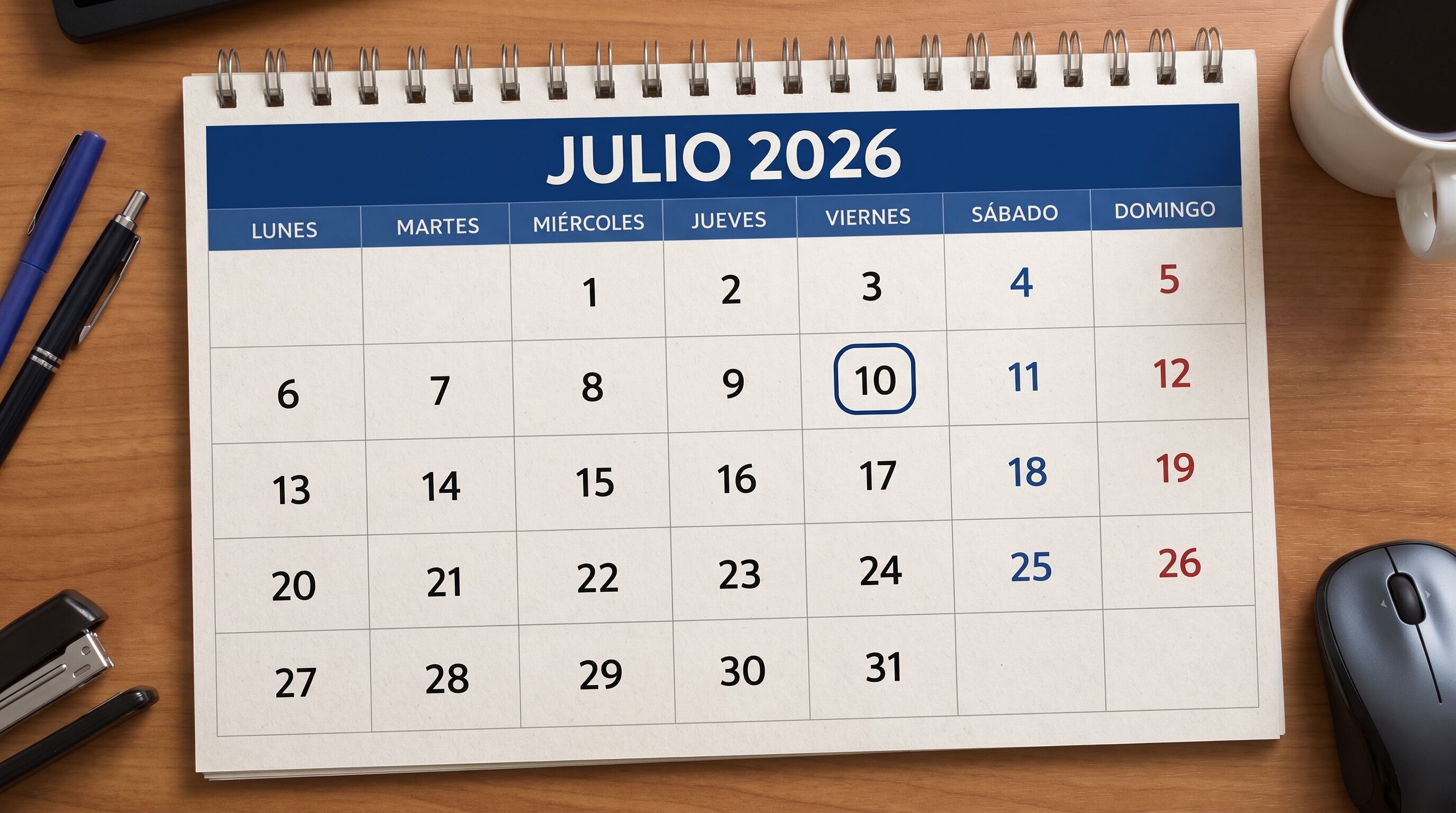 El viernes 10 de julio de 2026 no figura como feriado nacional (Imagen Ilustrativa Infobae)