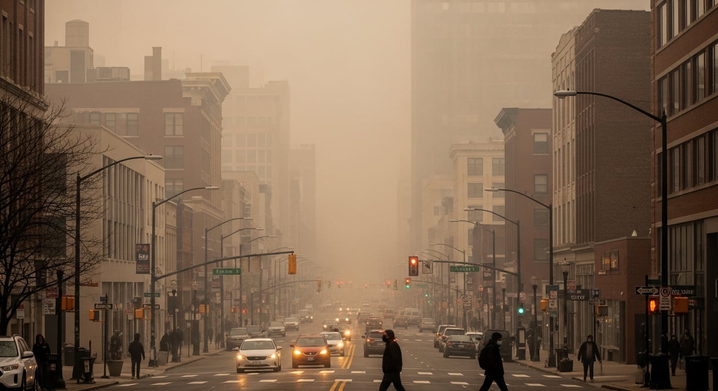 El índice de calidad del aire AQI se considera peligroso a partir de 300, y en varias zonas afectadas por el humo los valores duplicaron o triplicaron ese umbral. (Imagen Ilustrativa Infobae)