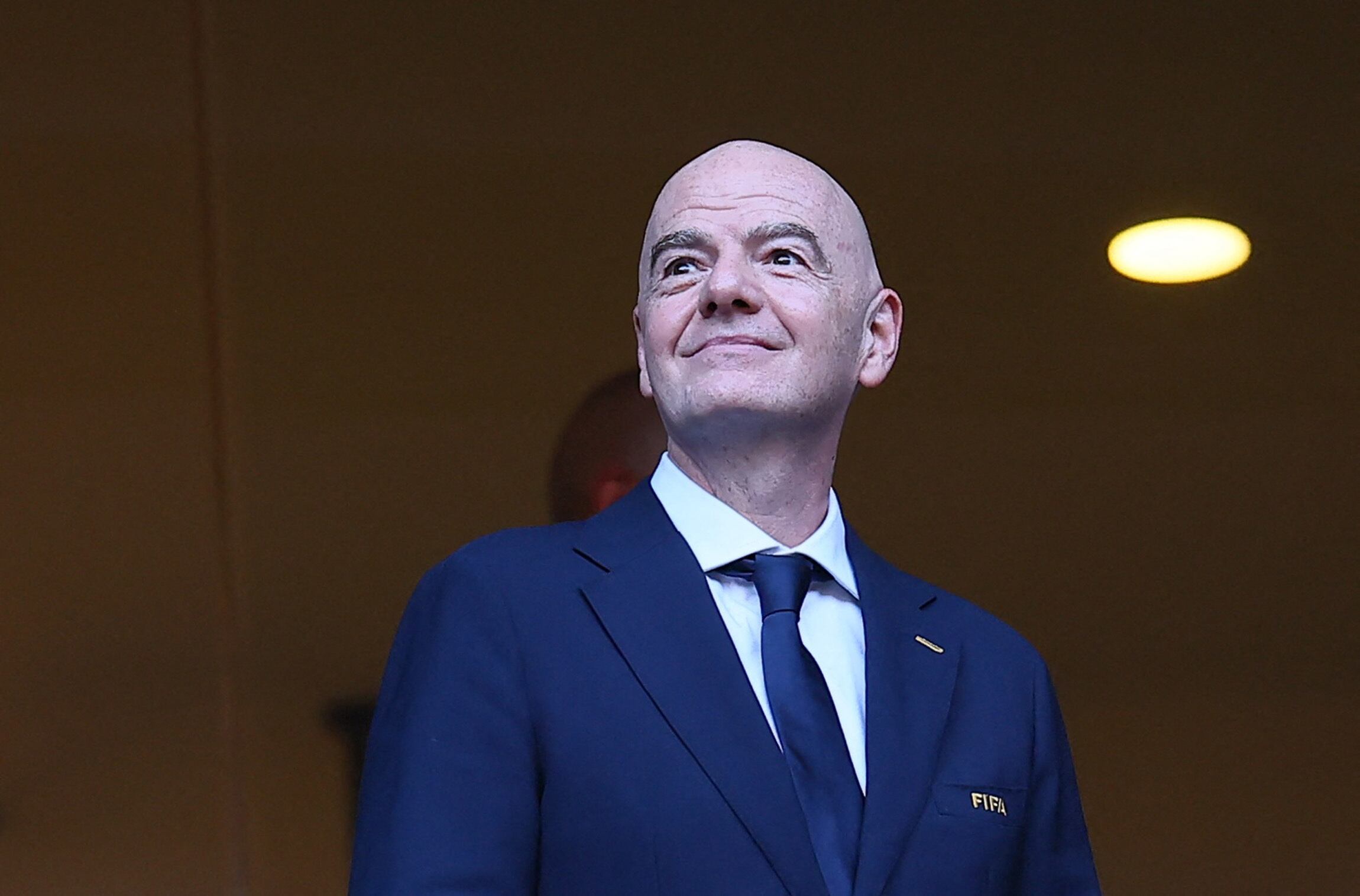 Gianni Infantino, presidente de la FIFA, se refirió a la polémica que se generó por el caso Balogun (REUTERS/Eloisa Sanchez)