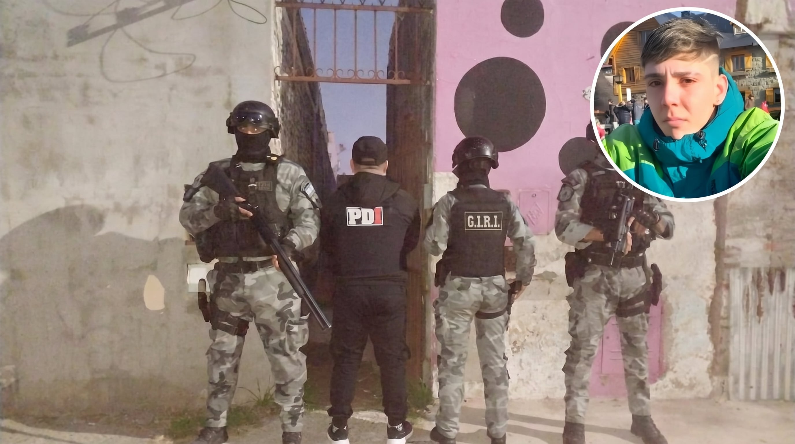 En el marco de la búsqueda del joven se habían realizado allanamientos con detenidos por venta de droga