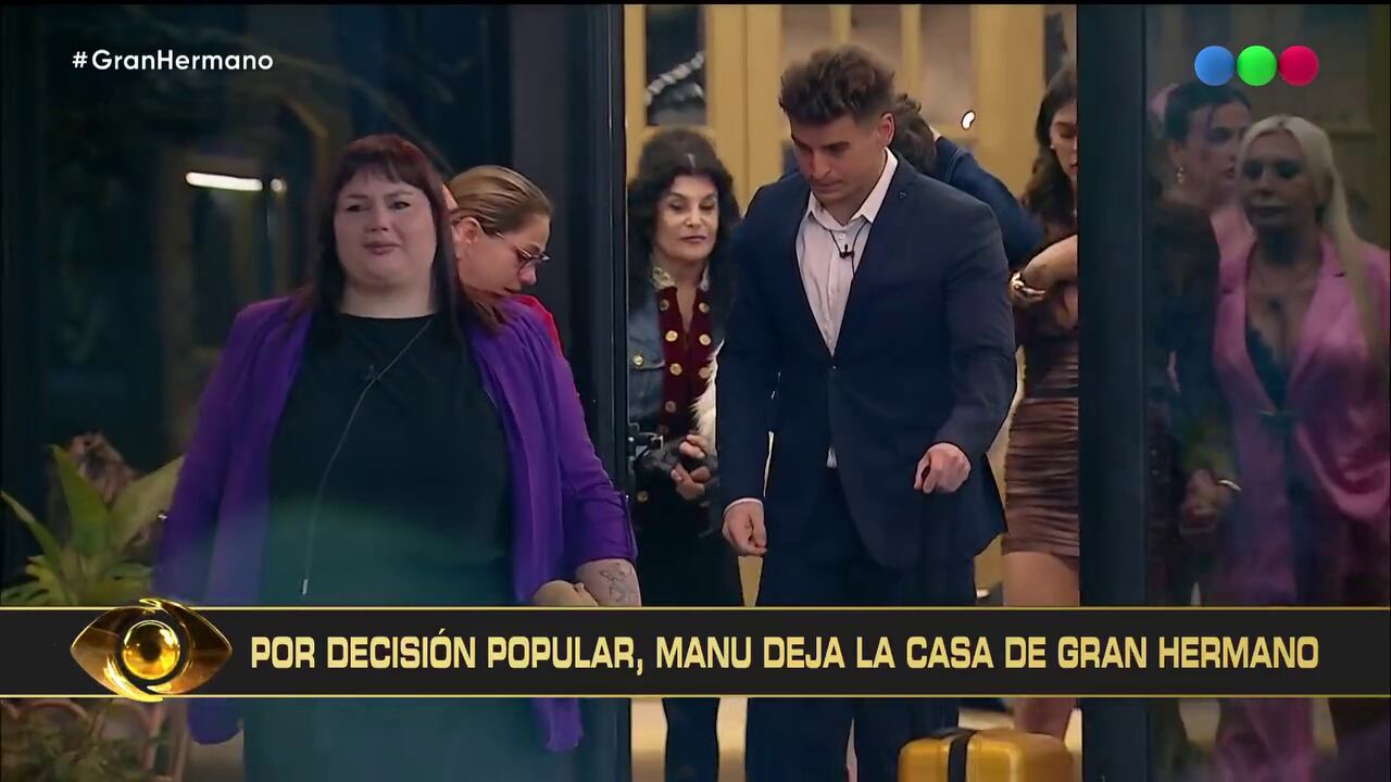 El momento de la salida de Manu Ibero tras ser eliminado de Gran Hermano: Generación Dorada
