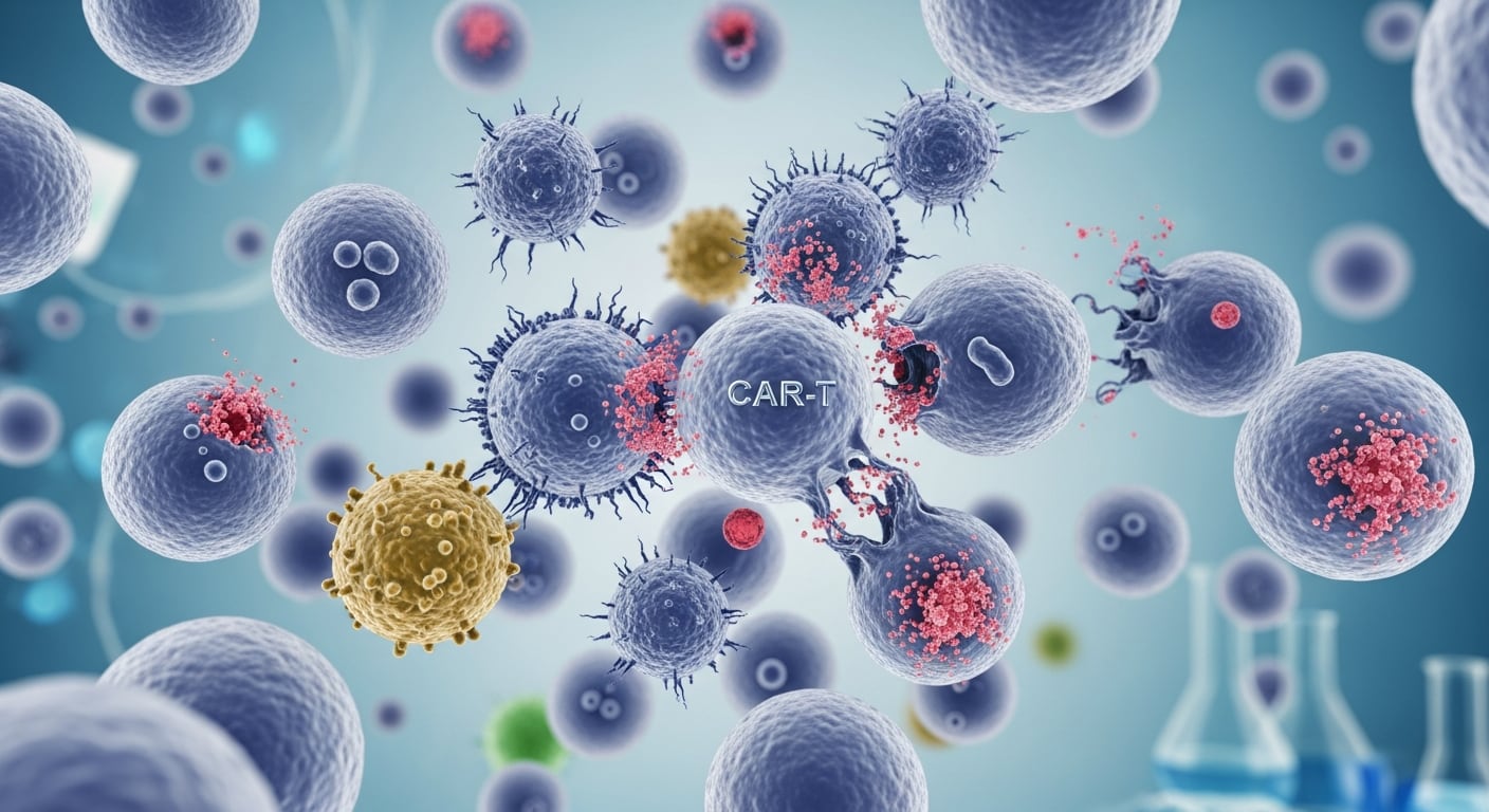 La terapia CAR T consiste en extraer linfocitos T del paciente mediante aféresis, procesarlos bajo estrictos controles y reprogramarlos genéticamente en laboratorios especializados (Imagen Ilustrativa Infobae)