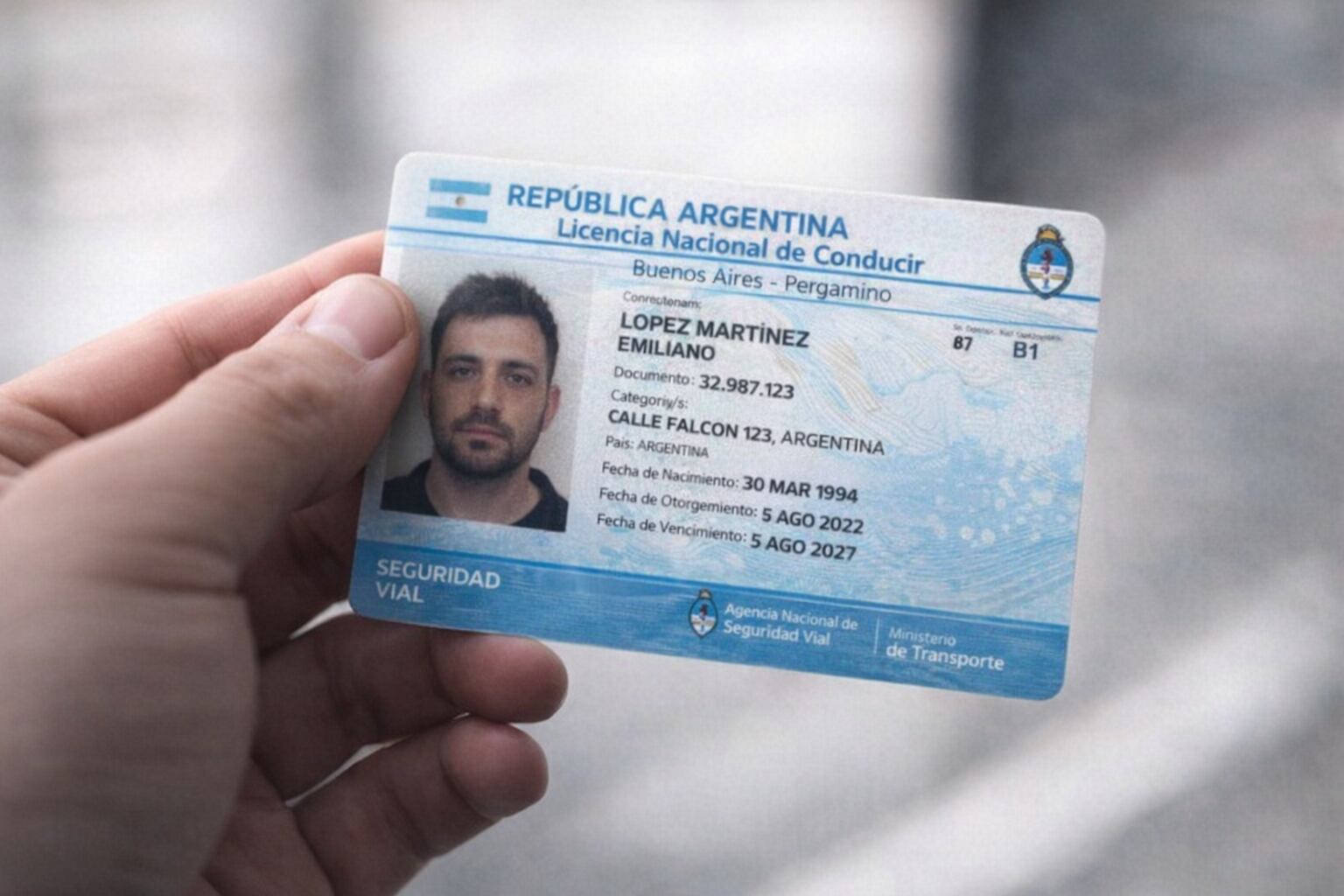 El nuevo sistema de licencias profesionales extiende la vigencia del carnet a cinco años para conductores de entre 21 y 65 años (Imagen ilustrativa Infobae)