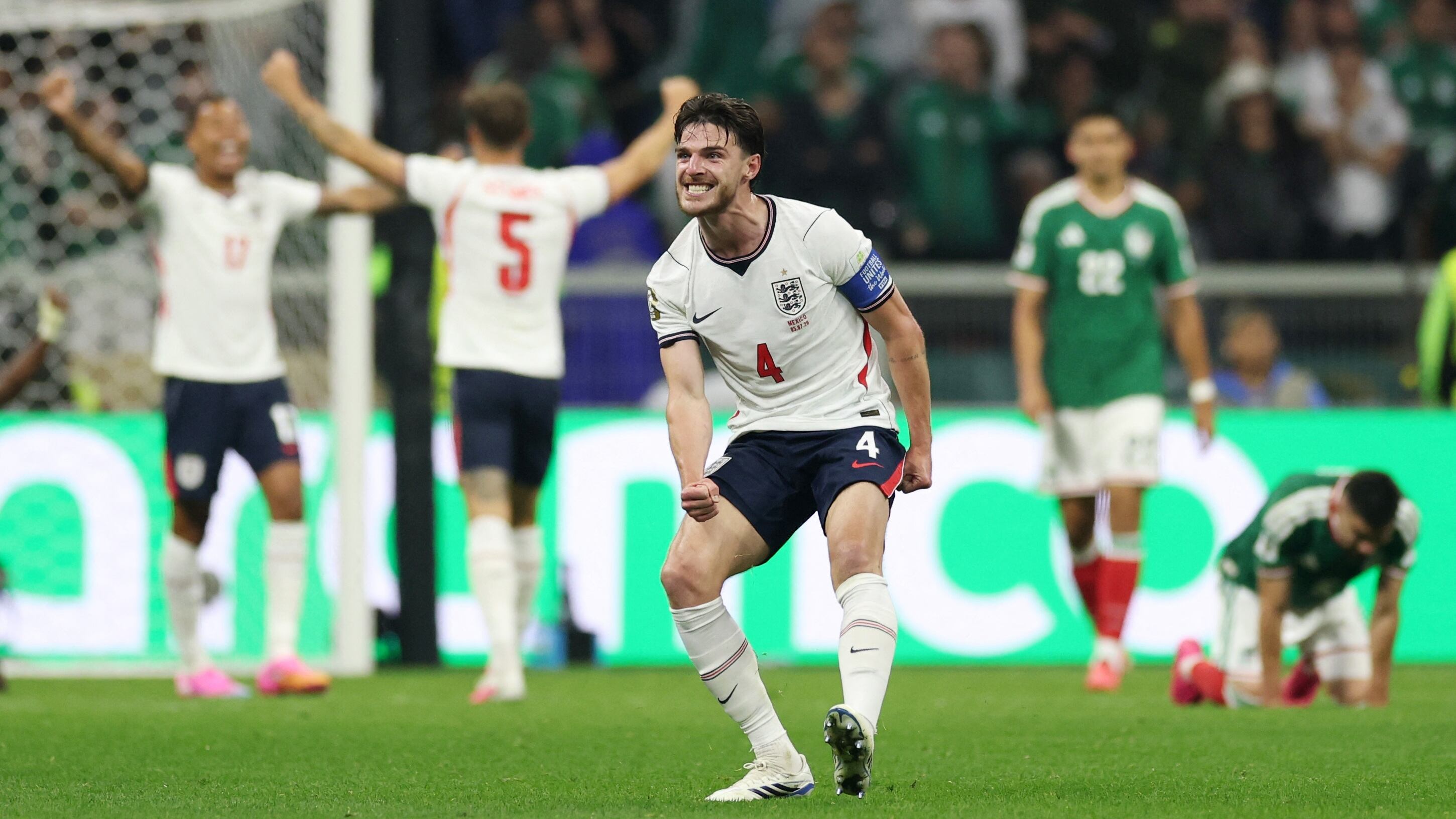 Inglaterra superó a México y jugará los cuartos de final (Reuters)
