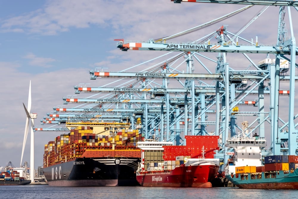 El puerto de Rotterdam