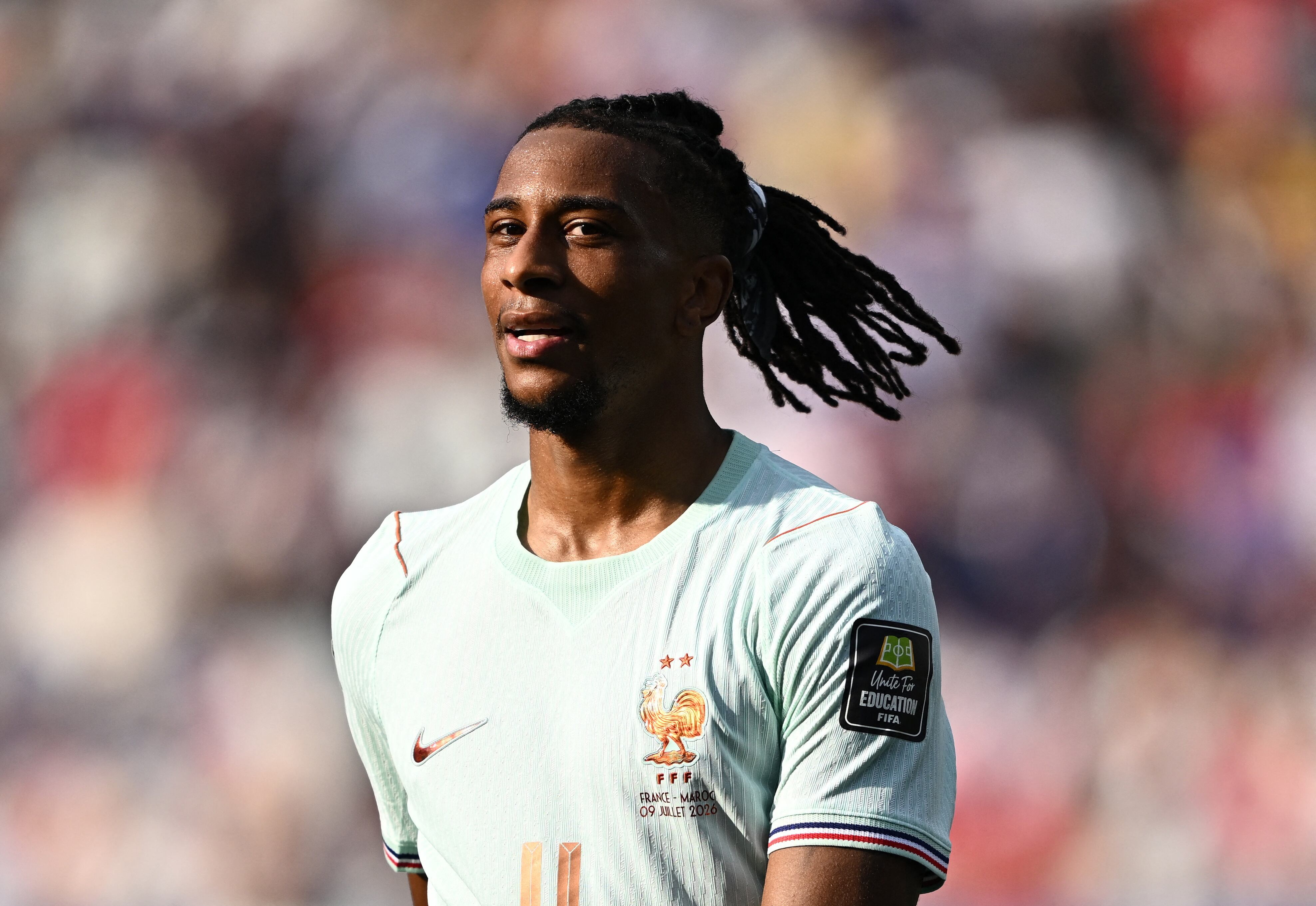 Michael Olise se convirtió en el máximo asistidor de una edición del Mundial con siete pases gol (REUTERS/Dylan Martinez)