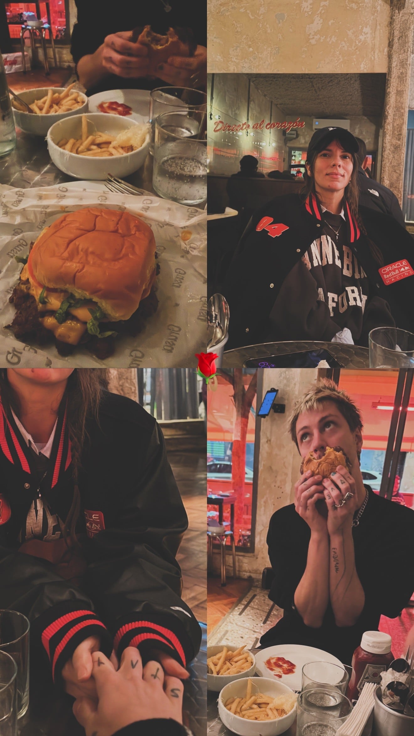 Gimena Accardi y Seven Kayne disfrutaron de una cena romántica, compartiendo miradas y un mensaje de amor que resonó 'Directo al corazón' en su velada especial
