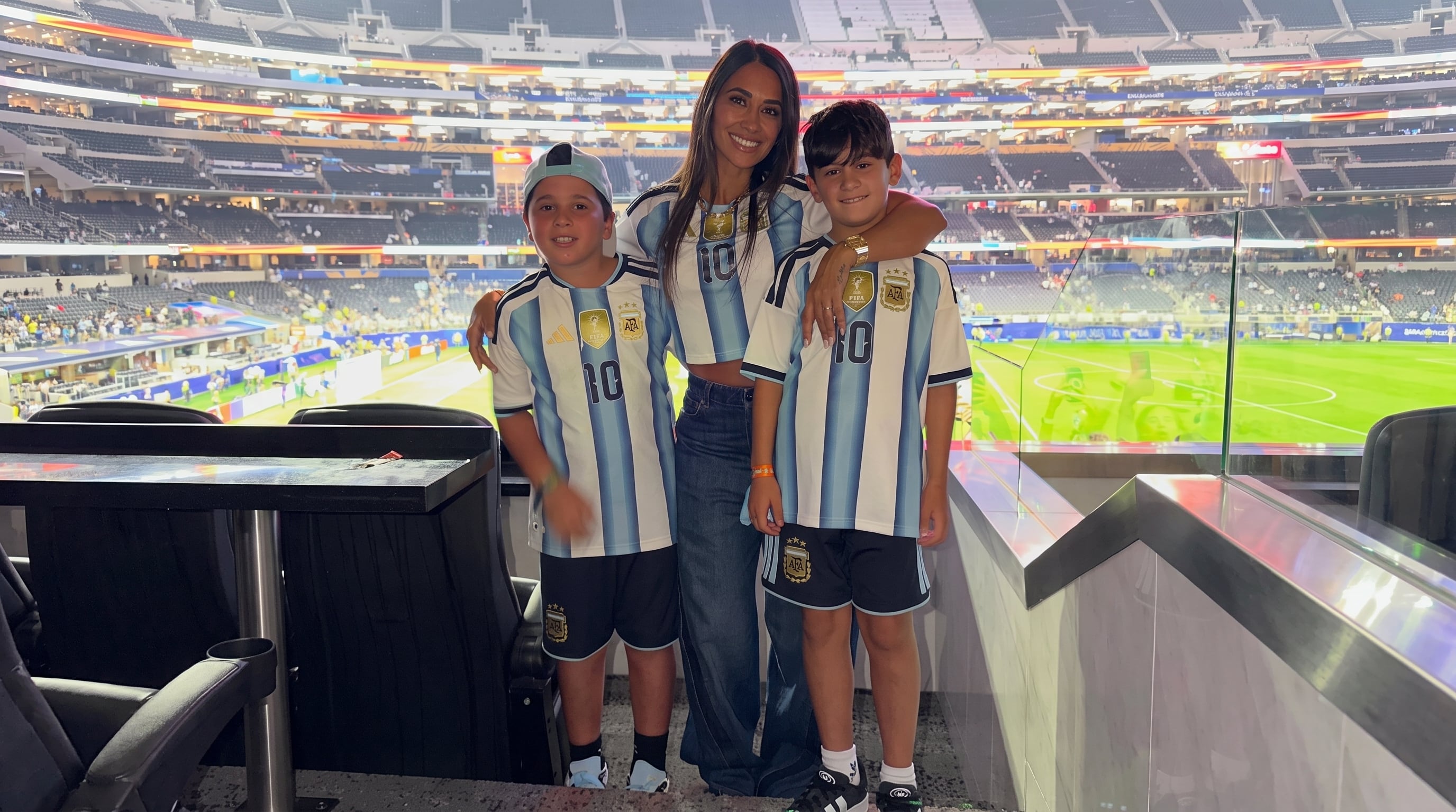 La imagen que subieron ante Jordania: Thiago se ausentó porque estaba disputando un torneo juvenil con Inter Miami