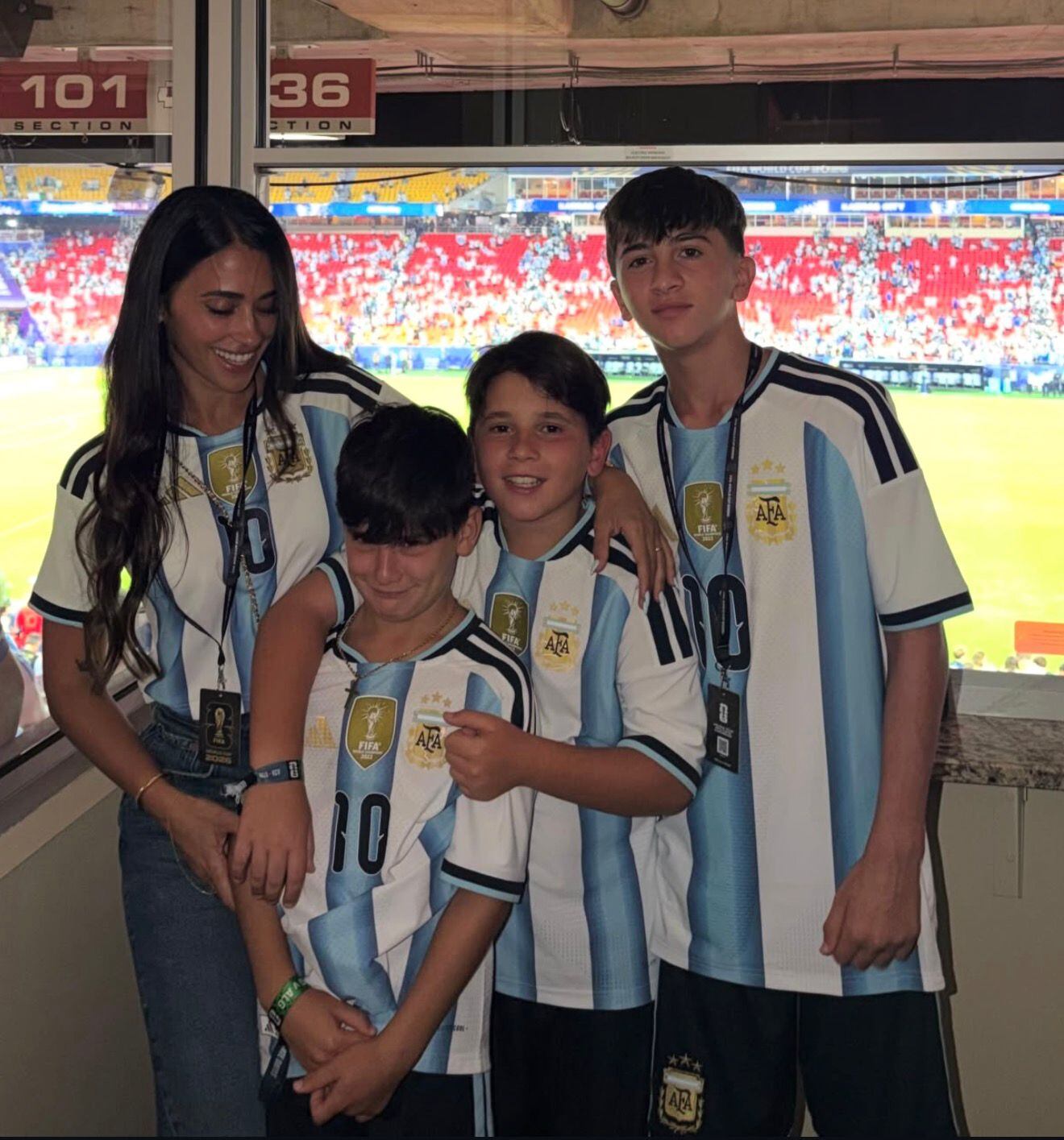 La foto que compartió Antonela Roccuzzo tras el triunfo de Argentina ante Argelia en el Mundial 2026