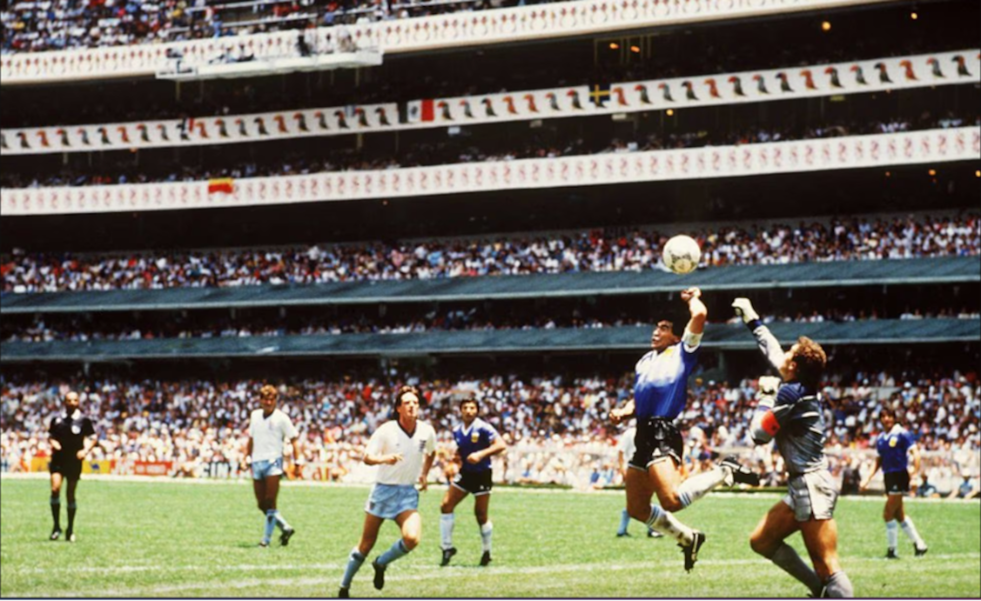 Diego Armando Maradona marcó la