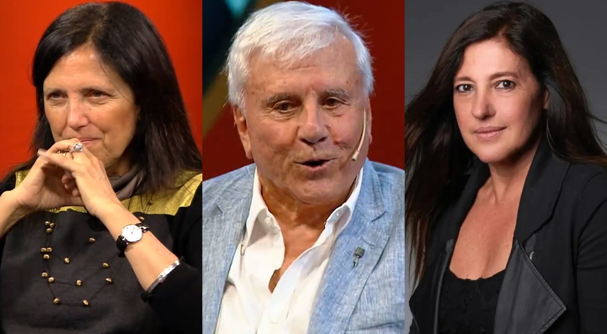 Claudia Piñeyro, Fernando Bravo, Gabriela Radice, tres de los integrantes del jurado