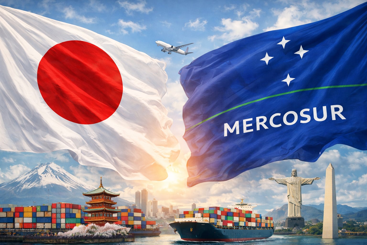 Japón y Mercosur iniciarán un diálogo para un acuerdo de asociación comercial