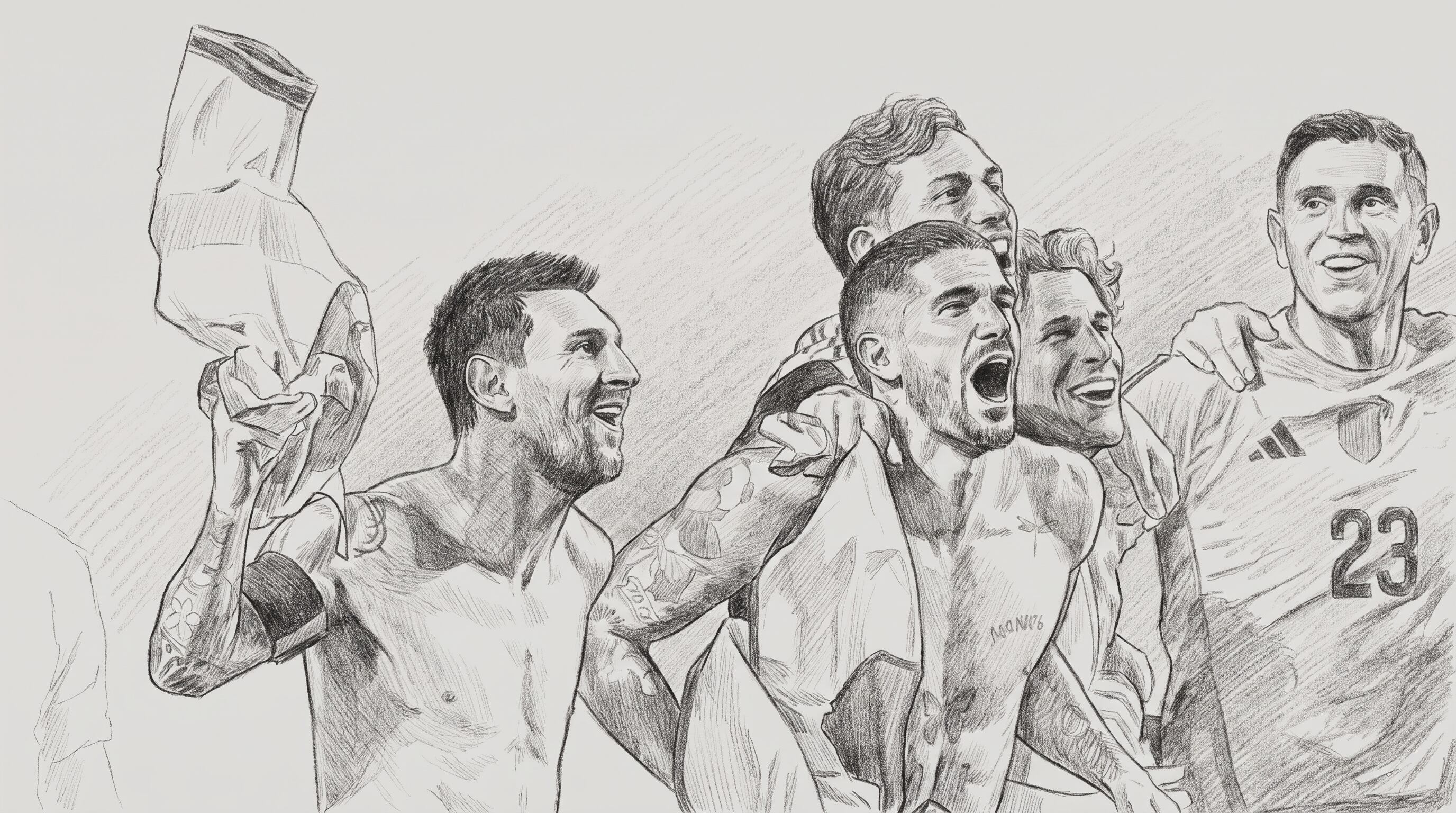 La selección argentina terminó festejando después de otro sufrido partido (Imagen Ilustrativa Infobae)
