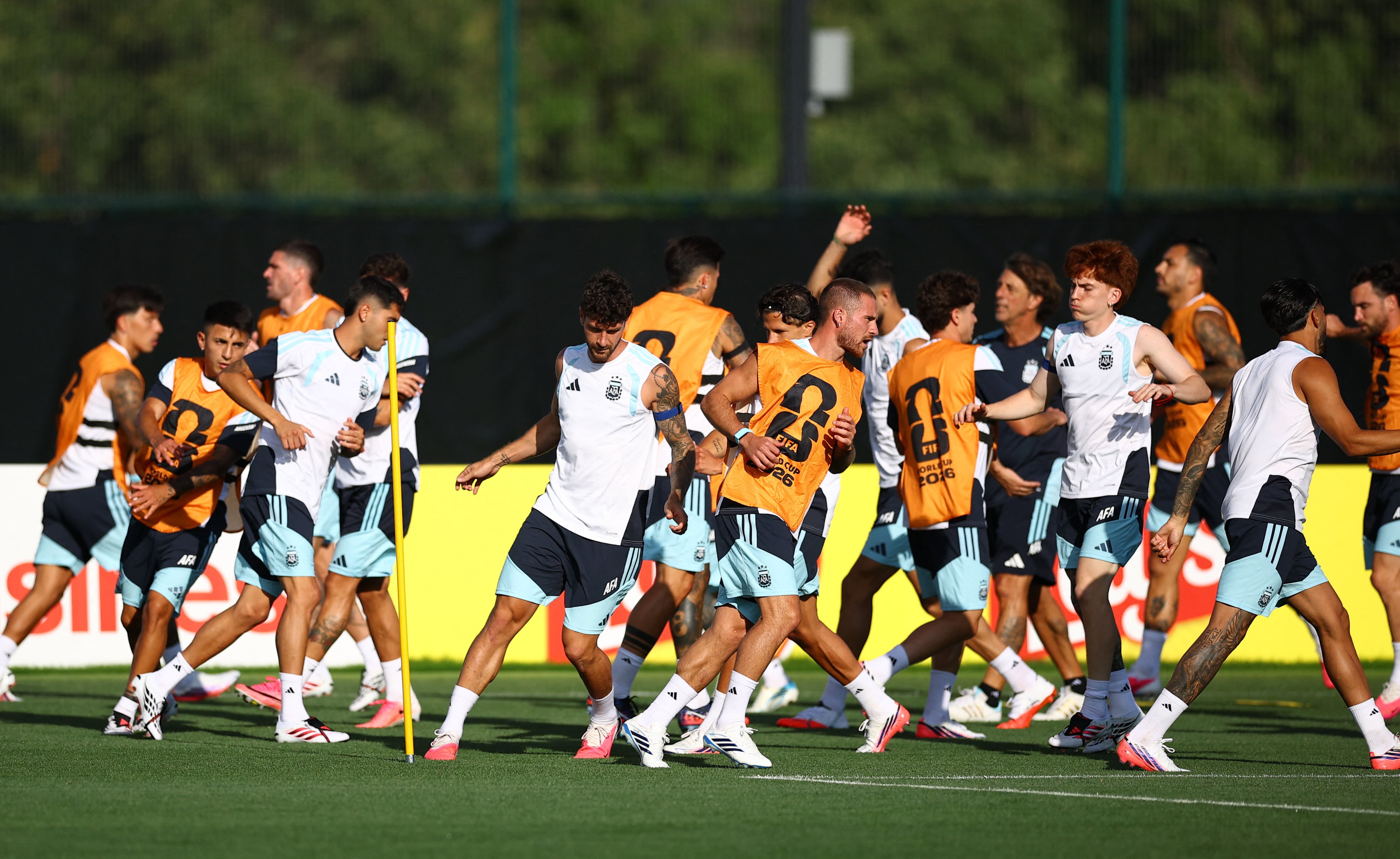 La selección argentina se enfrentará a Inglaterra en la semifinal del Mundial 2026 (REUTERS/Agustin Marcarian)