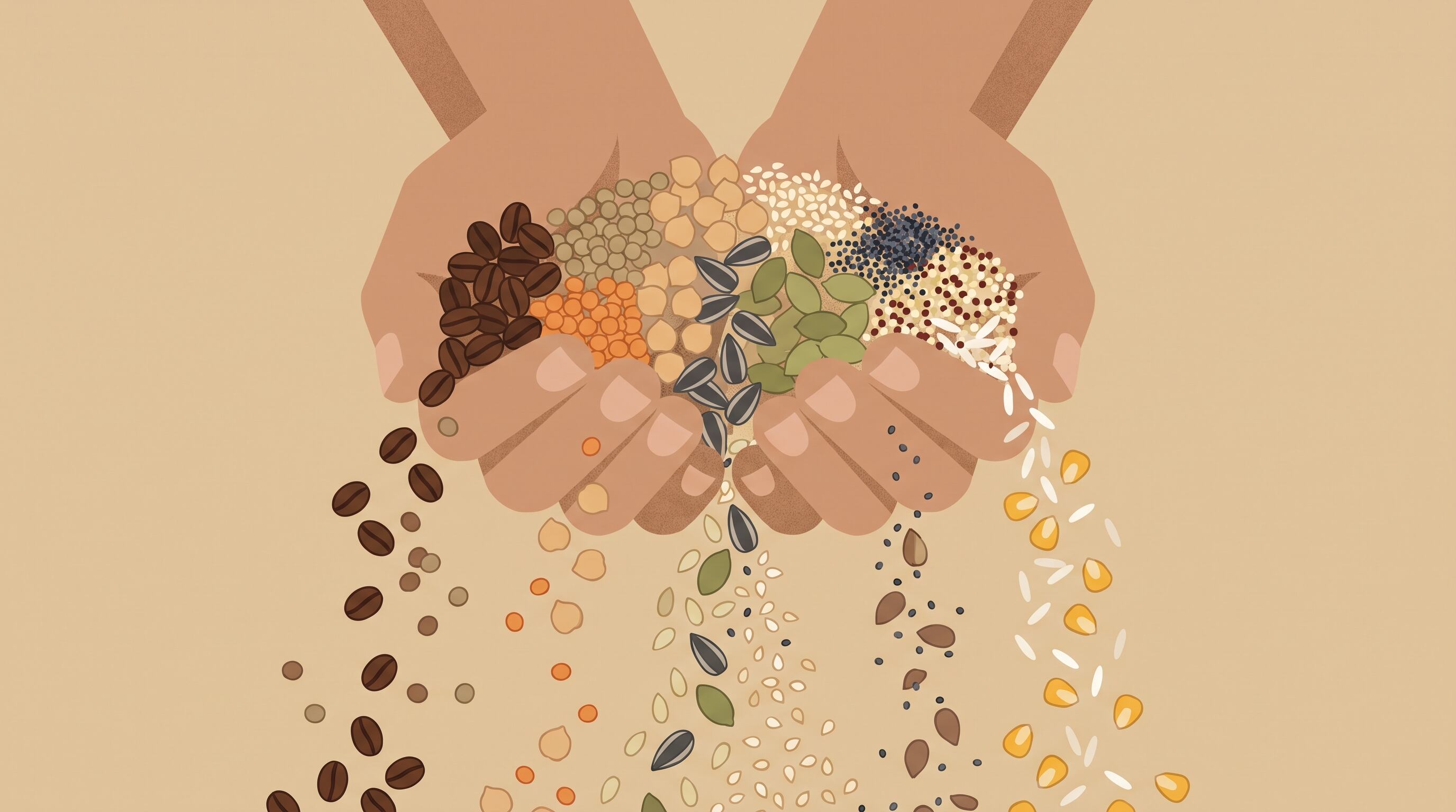 Las semillas comestibles aportan proteínas de alta calidad, fibra, grasas saludables, vitaminas y minerales clave para la alimentación saludable (Imagen Ilustrativa Infobae)