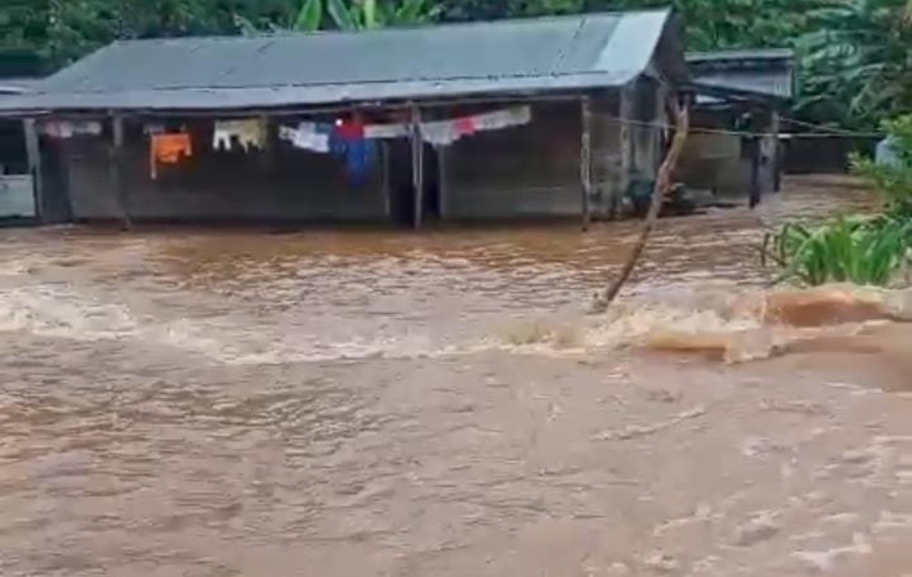 La emergencia por lluvias en Guatemala dejó 11,589 personas evacuadas, 616 en albergues y daños en 236 carreteras, 12 puentes y 18 escuelas. (Conred) (Conred)