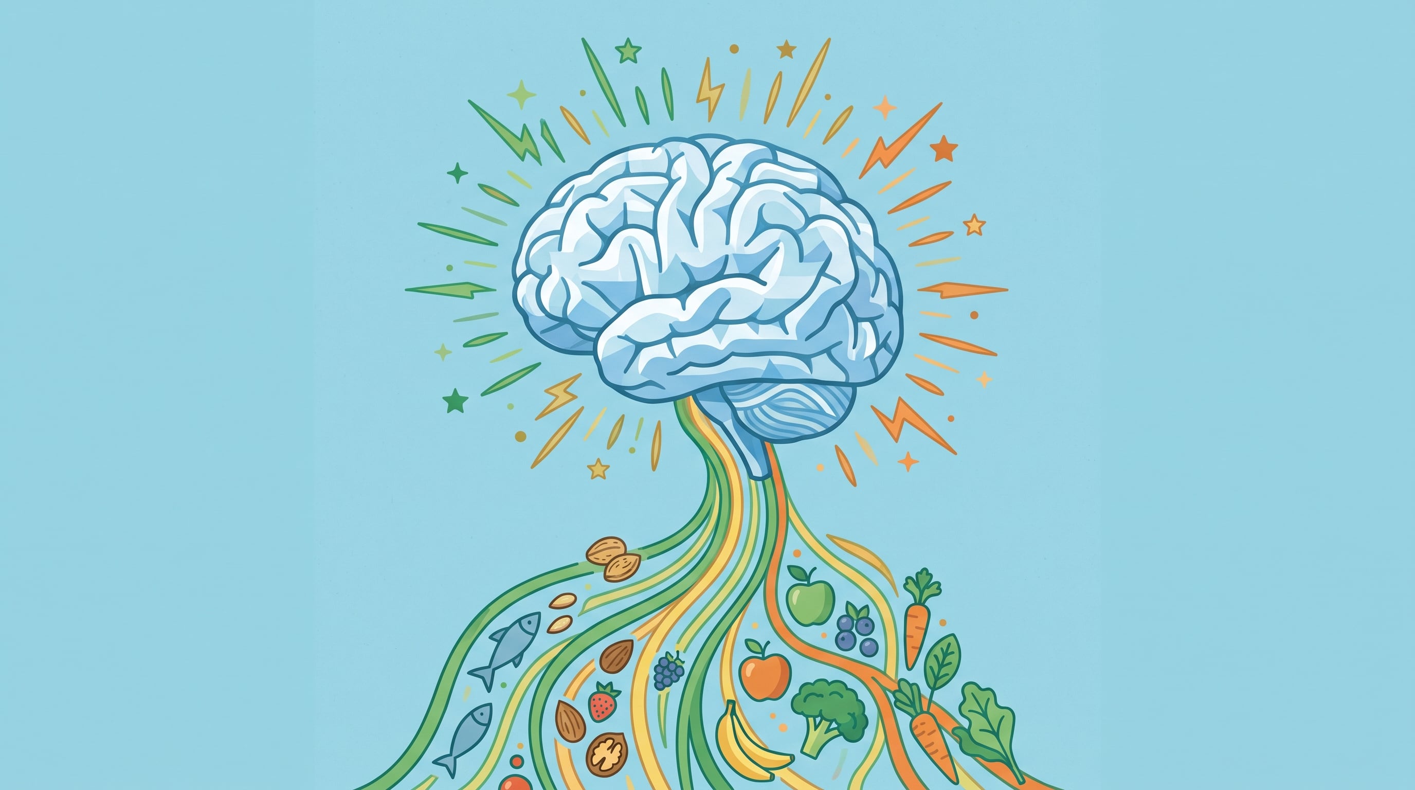 Una dieta equilibrada con omega-3, antioxidantes, vitaminas y minerales favorece la función cerebral, la memoria y la concentración (Imagen Ilustrativa Infobae)
