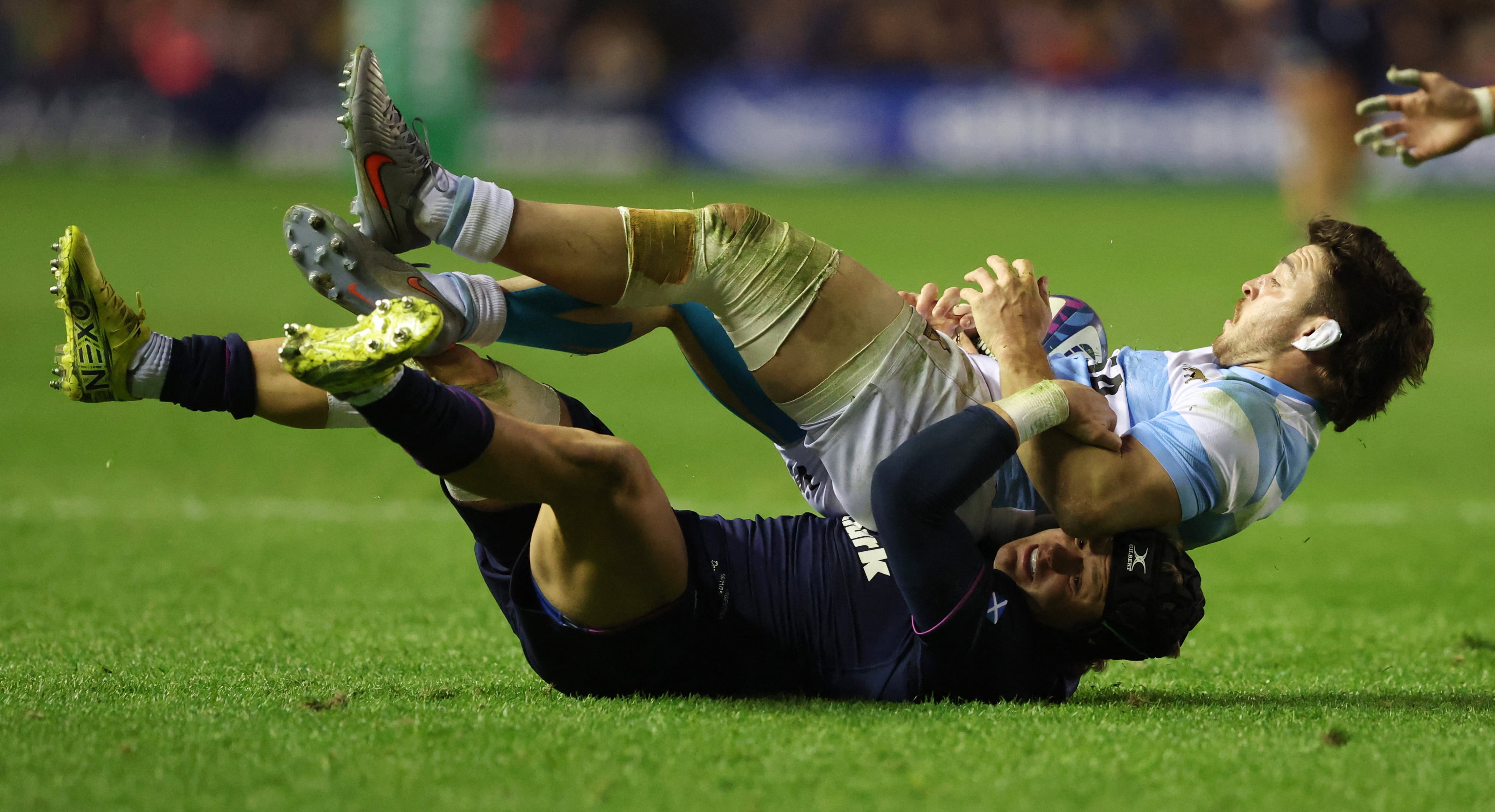 Mateo Carreras será titula en Los Pumas (REUTERS/Scott Heppell)