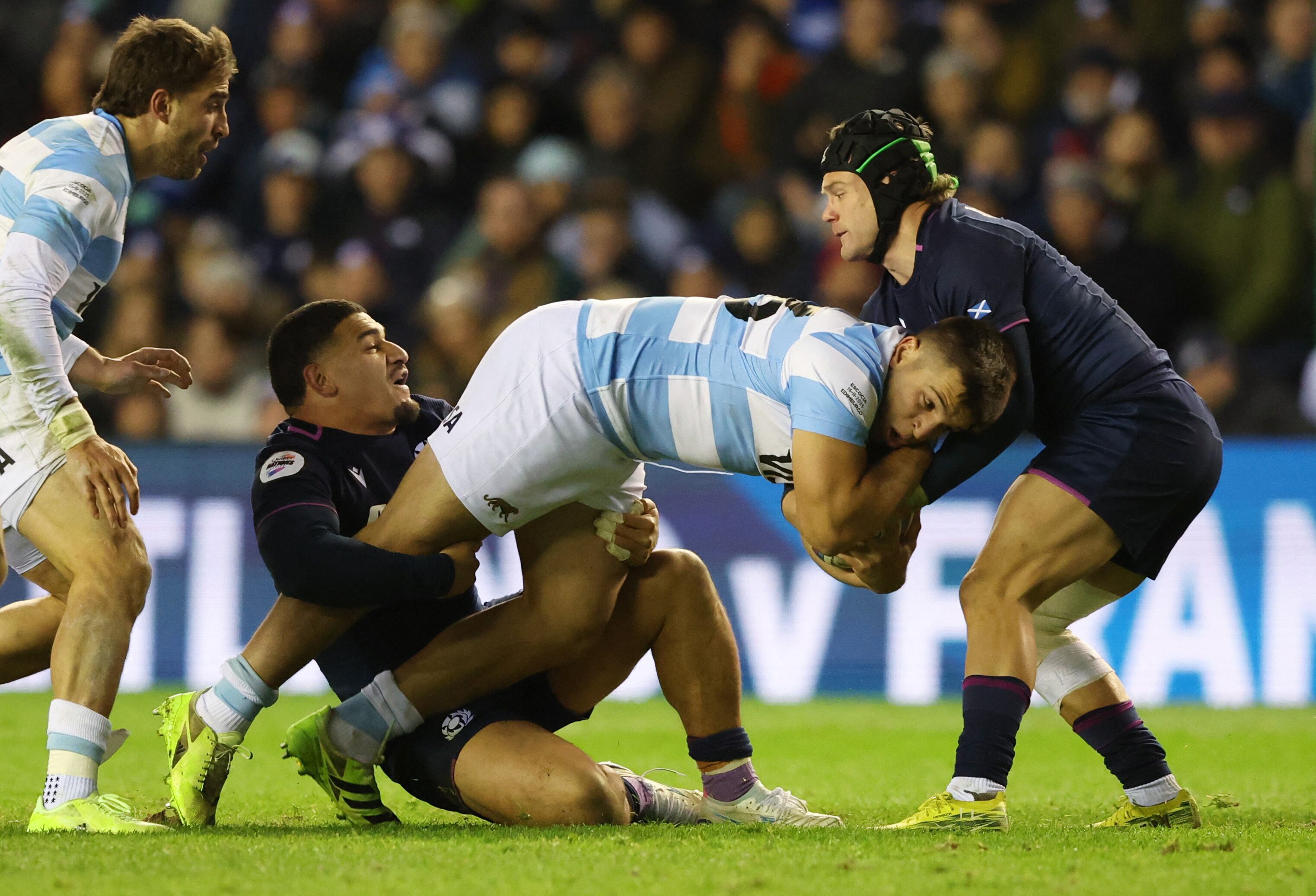 Los Pumas se medirán ante Escocia (REUTERS/Scott Heppell)