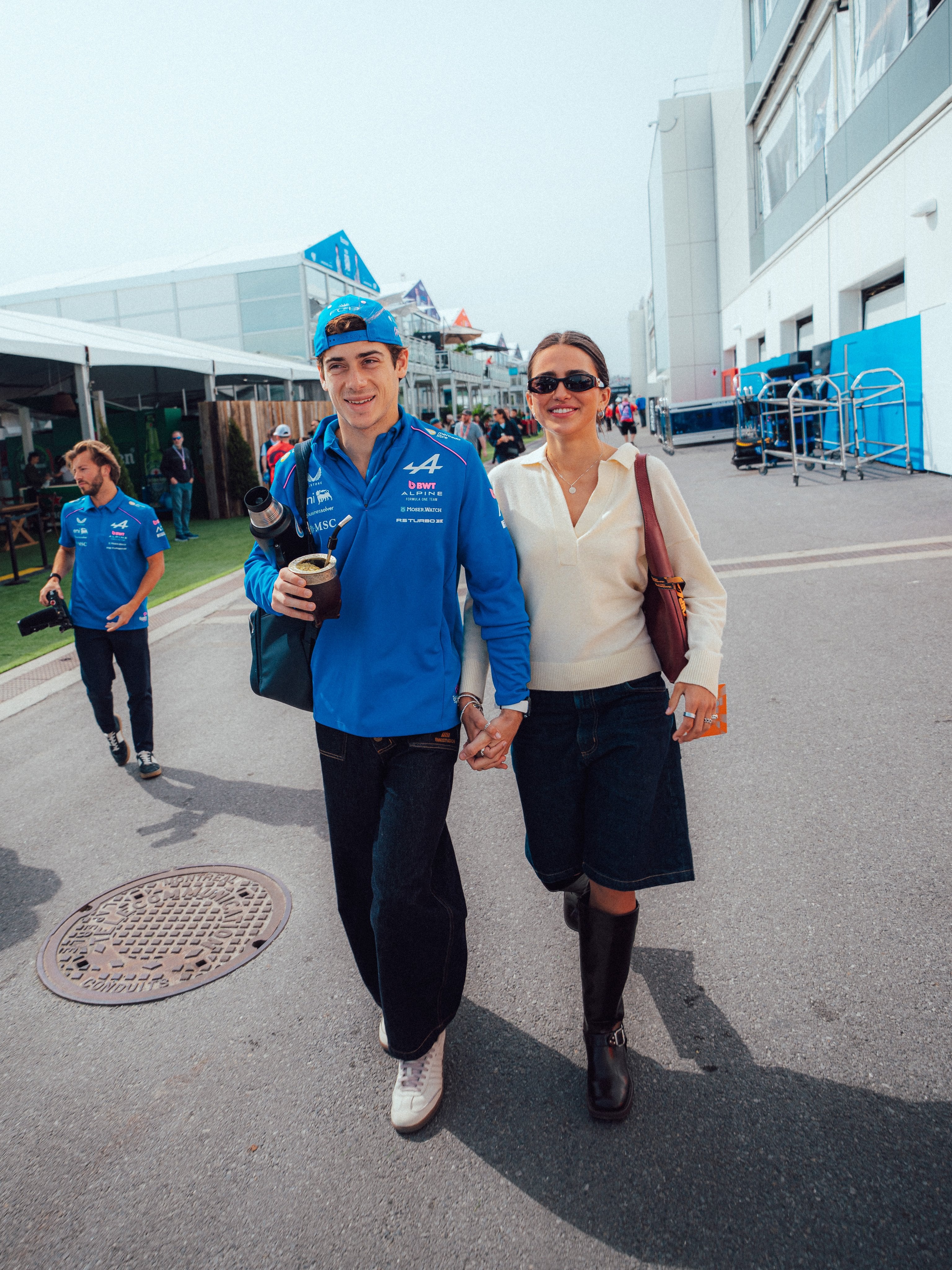 Maia Reficco habló por primera vez de su romance con Franco Colapinto y lo definió públicamente como su pareja (@AlpineF1Team)