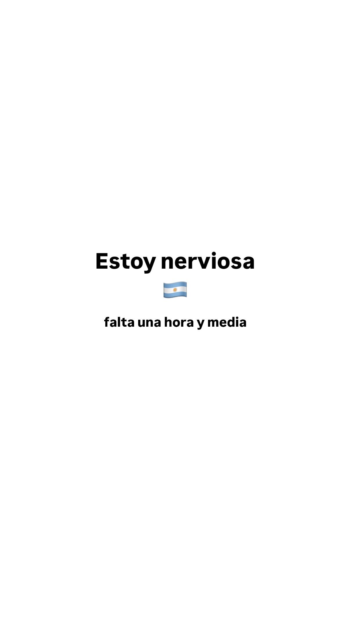 Sofía Pachano muestra en sus redes sociales un mensaje de nerviosismo a 90 minutos del partido de Argentina en el Mundial 2026.