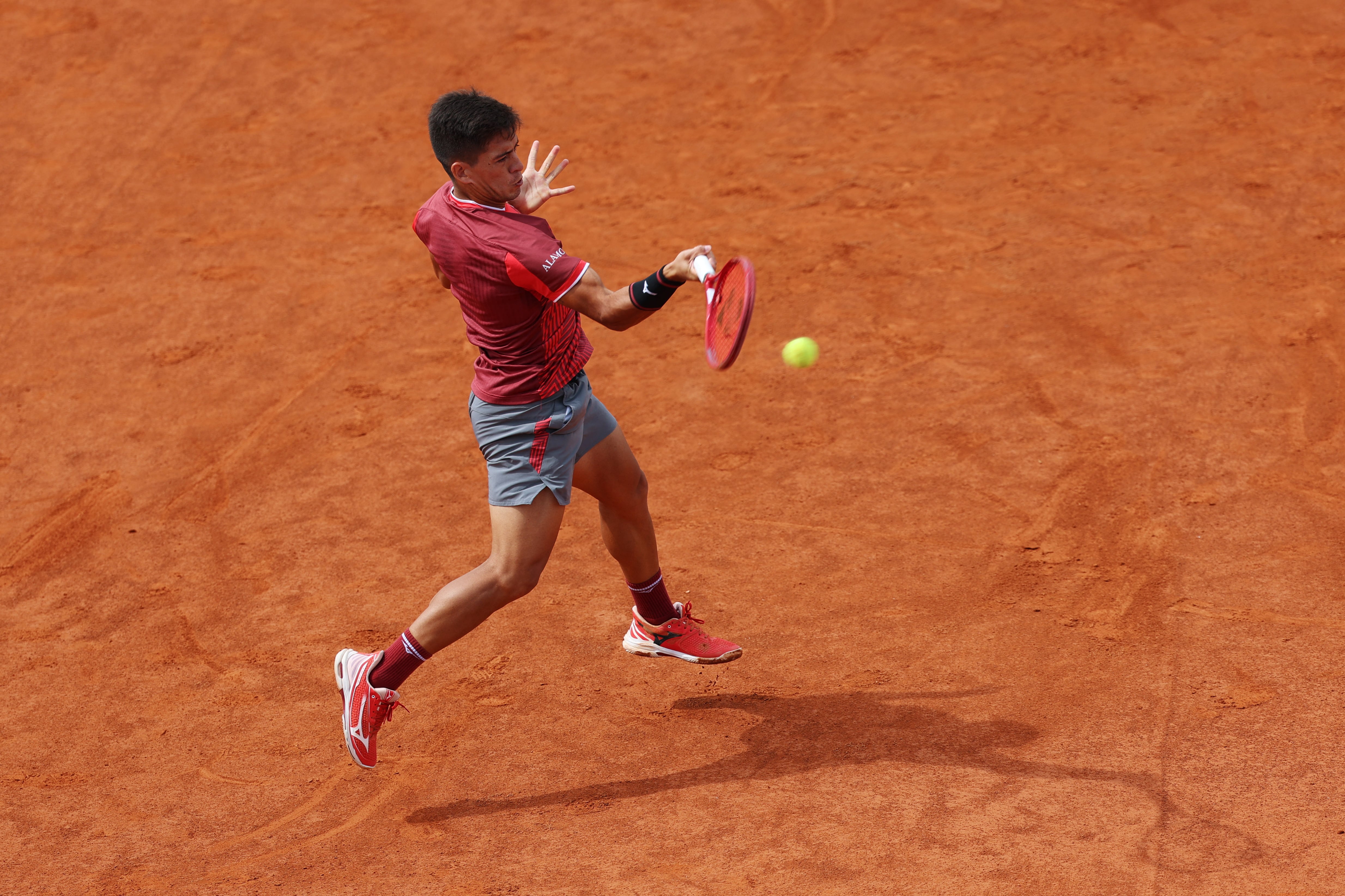 Sebastián Báez, la otra alegría argentina del día en Kitzbühel (Crédito: REUTERS/Claudia Greco)