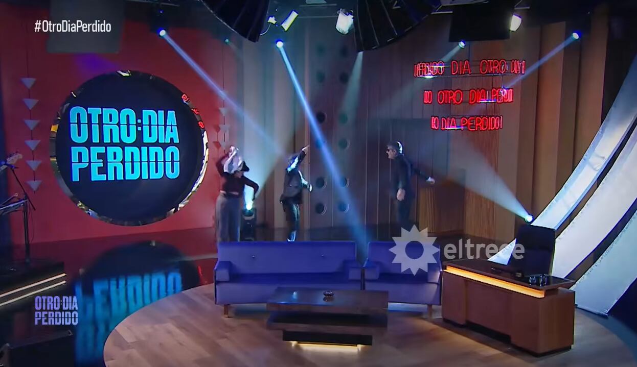 Los saltos de felicidad de Pergolini, Evelyn Botto y Rada en Otro día perdido