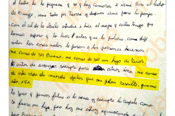 “Mi plan es matar a Mechi”: asesinó a una mujer, raptó a su hija de 7 años y anunció el crimen en una carta