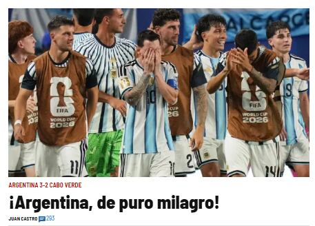 La portada del diario Marca