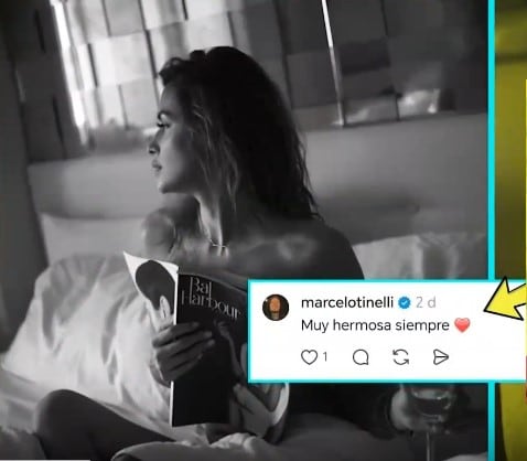 ¿Se dieron una nueva oportunidad? Marcelo Tinelli reacciona a publicación de Milett Figueroa y enciende las especulaciones. Captura: Amor y Fuego.