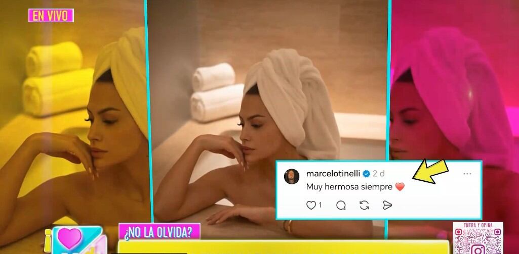 ¿Se dieron una nueva oportunidad? Marcelo Tinelli reacciona a publicación de Milett Figueroa y enciende las especulaciones. Captura: Amor y Fuego.