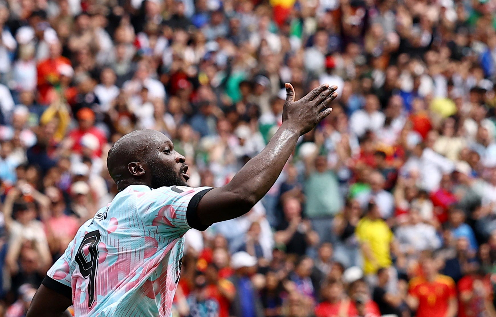 Lukaku habló en conferencia de prensa tras la victoria de Bélgica (Reuters)